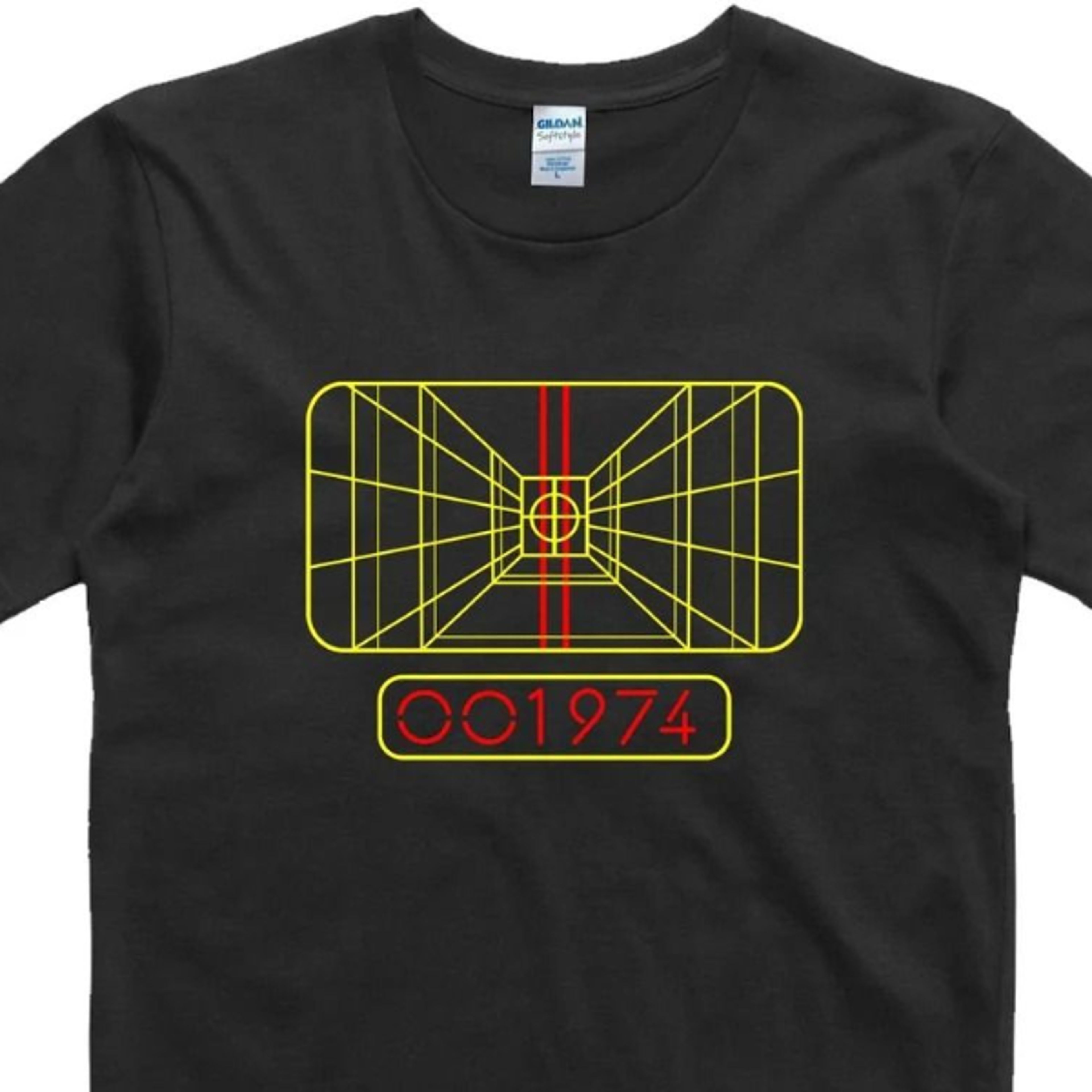 trench run mens t shirt funny targeting system regular fit cotton dad tee