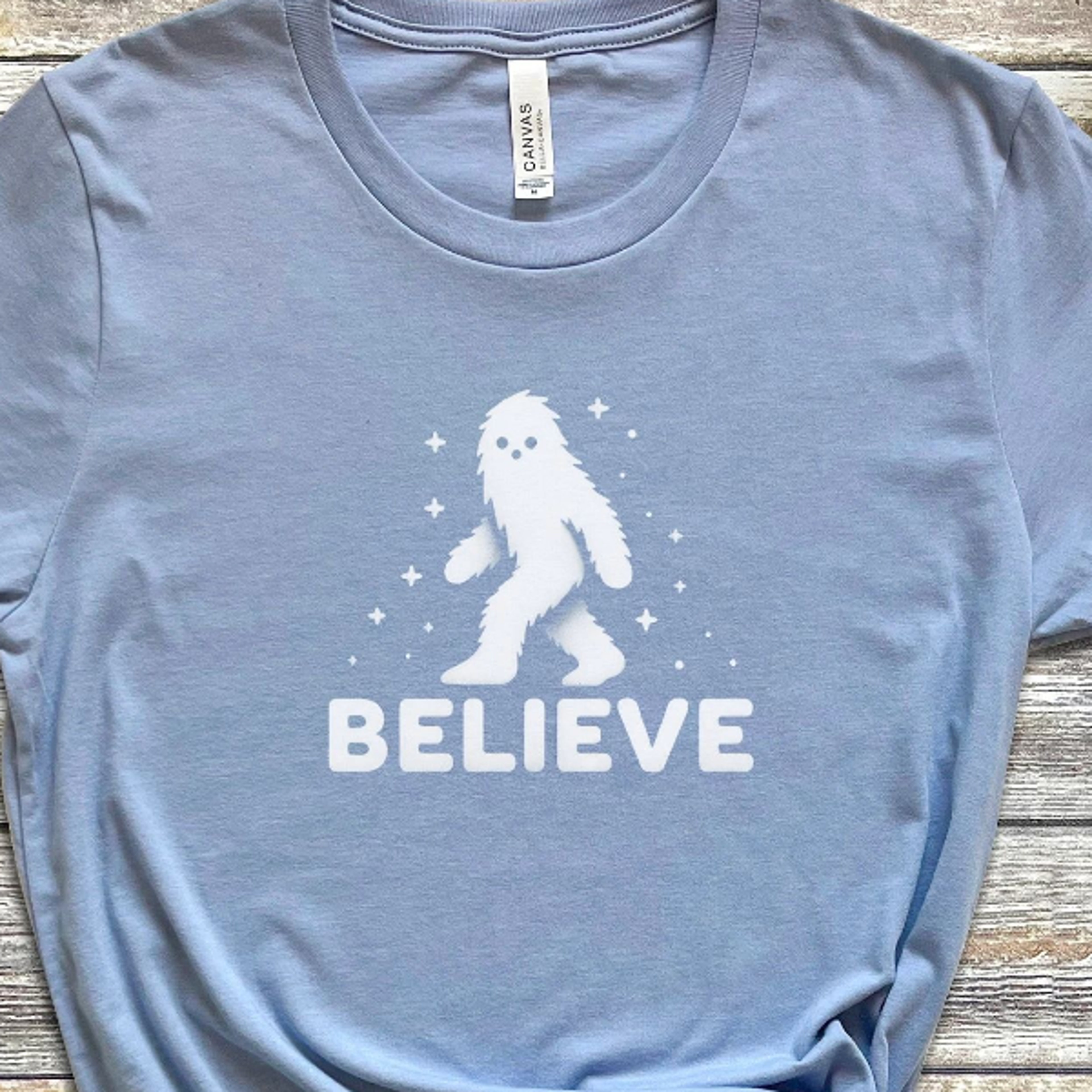 cute abominable snowman shirt "believe" adorable yeti graphic shirt yeti graphic shirt unique gift idea cool yeti tee sh