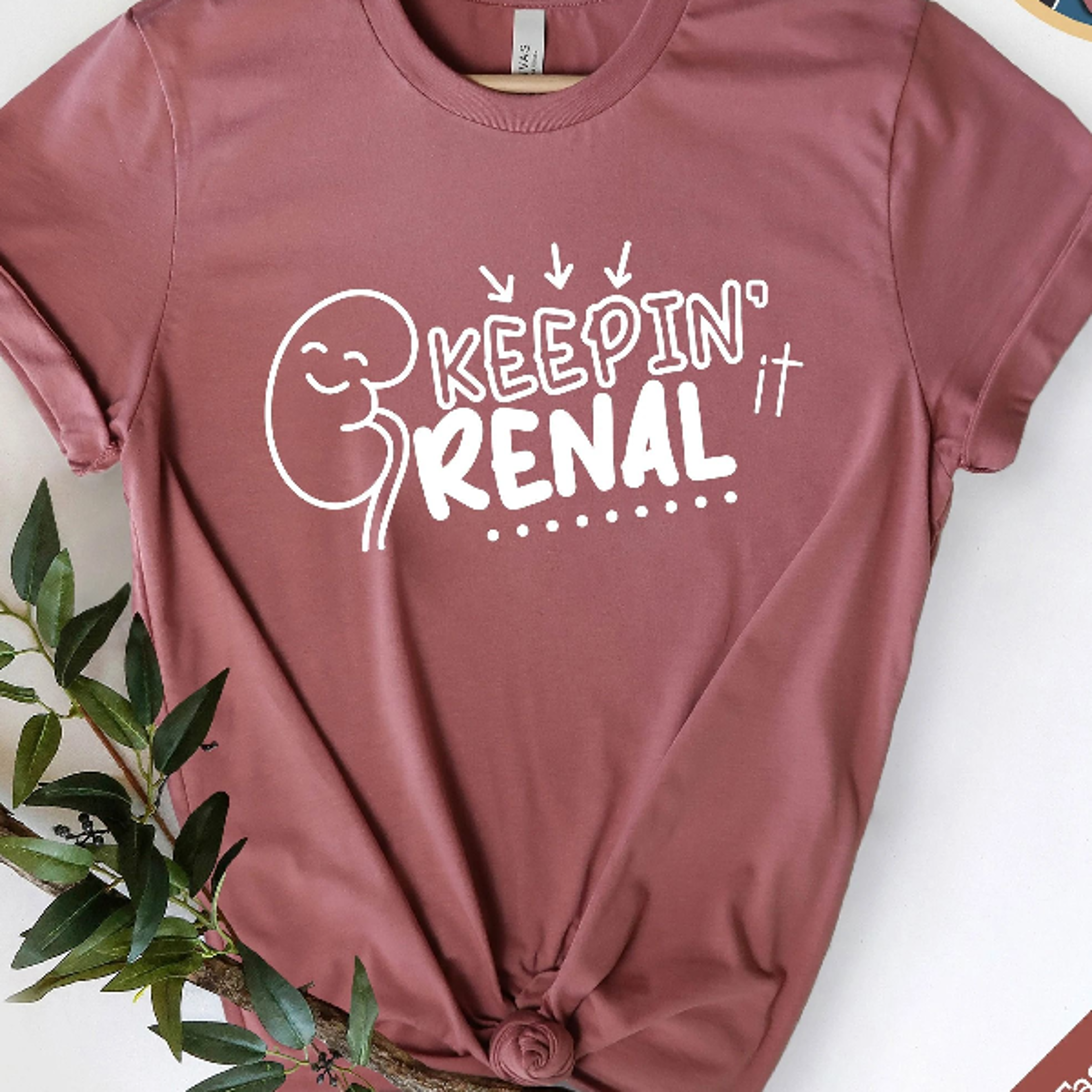 keepin' it renal shirt funny dialysis nurse graphic tee kidney care healthcare worker gift