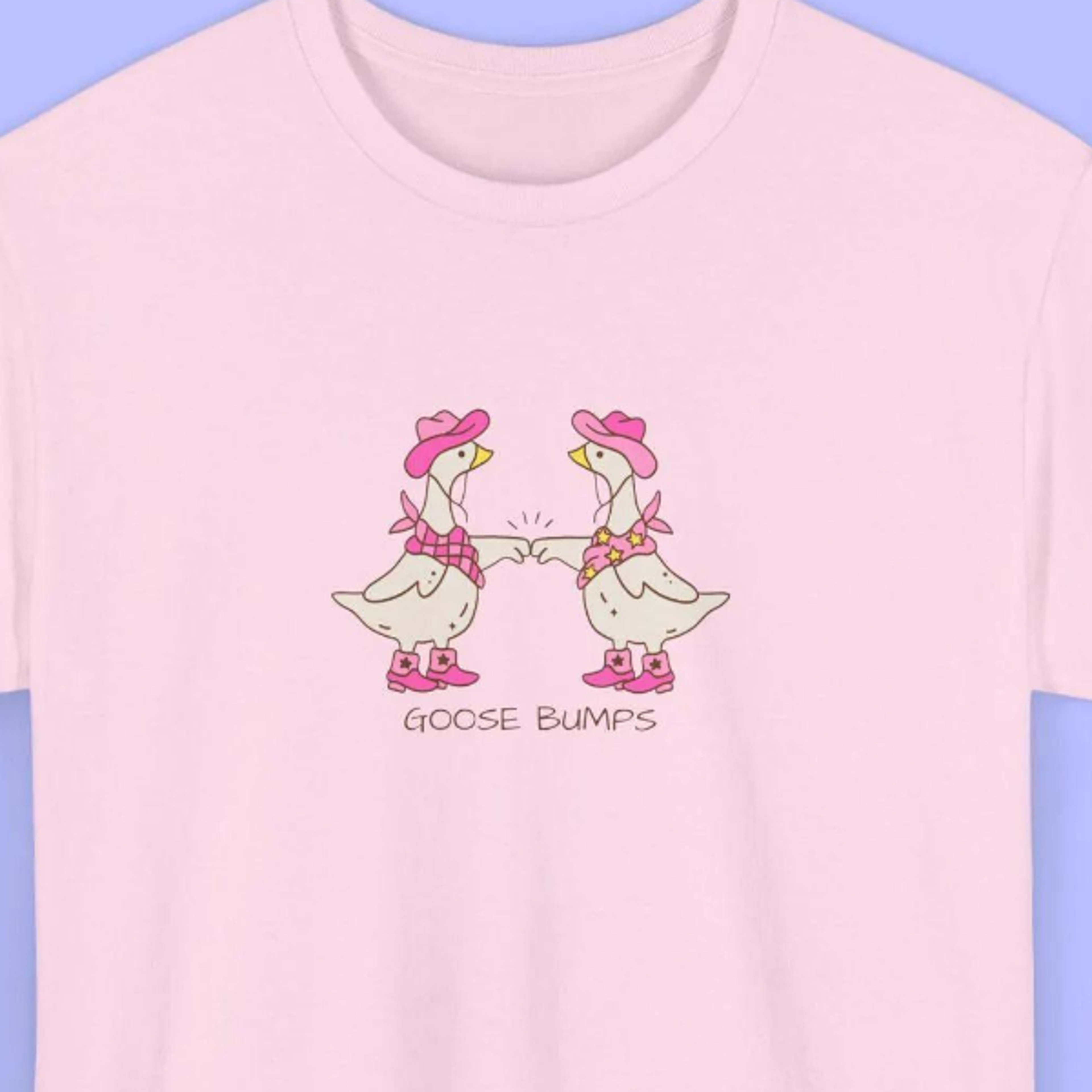 goose bump shirt funny cowgirl goose tee western feminist bestie gift cute doodle animalcore girlcore yeehaw aesthetic c