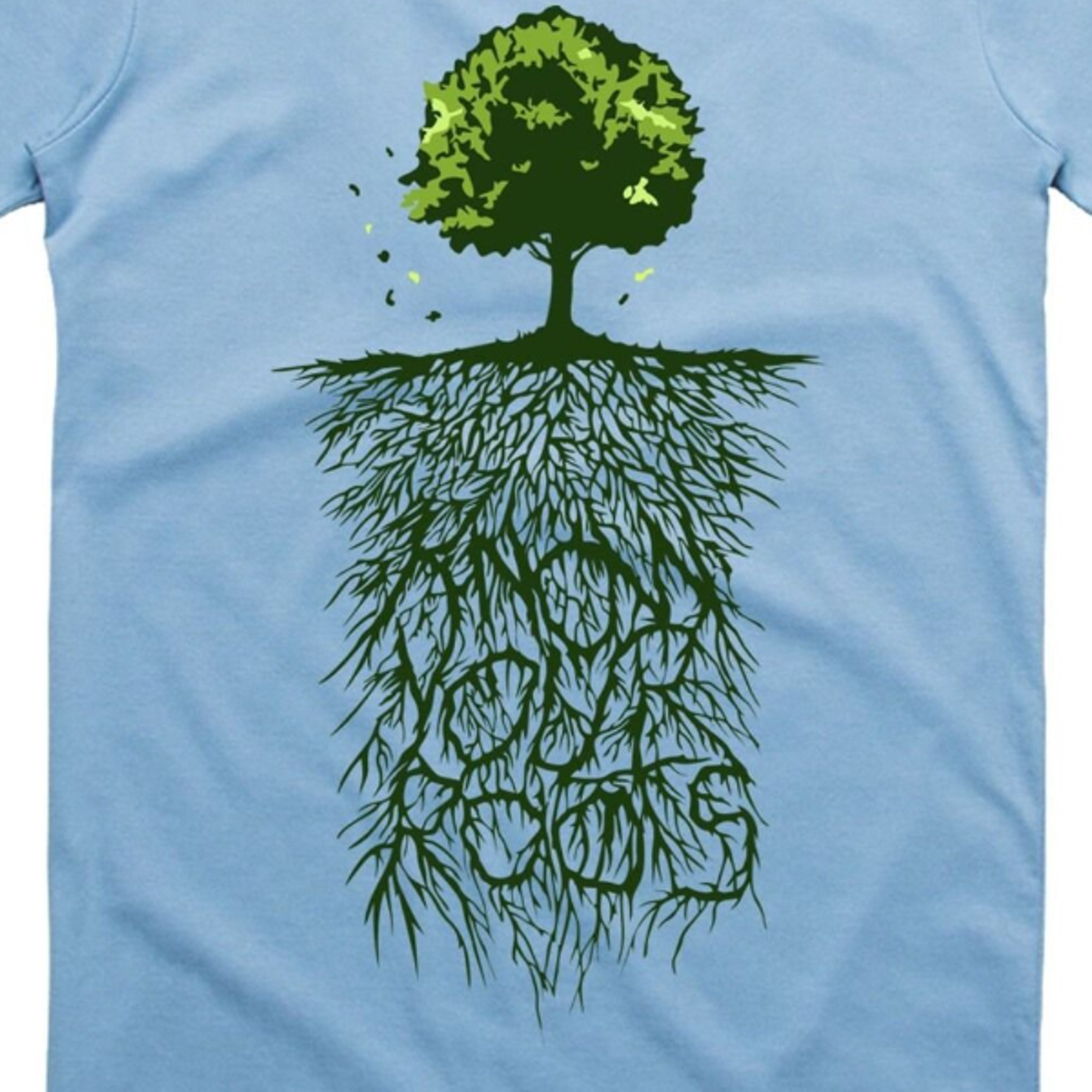 know your roots regular fit cotton 100% cotton ring spun pre shrunk t shirt
