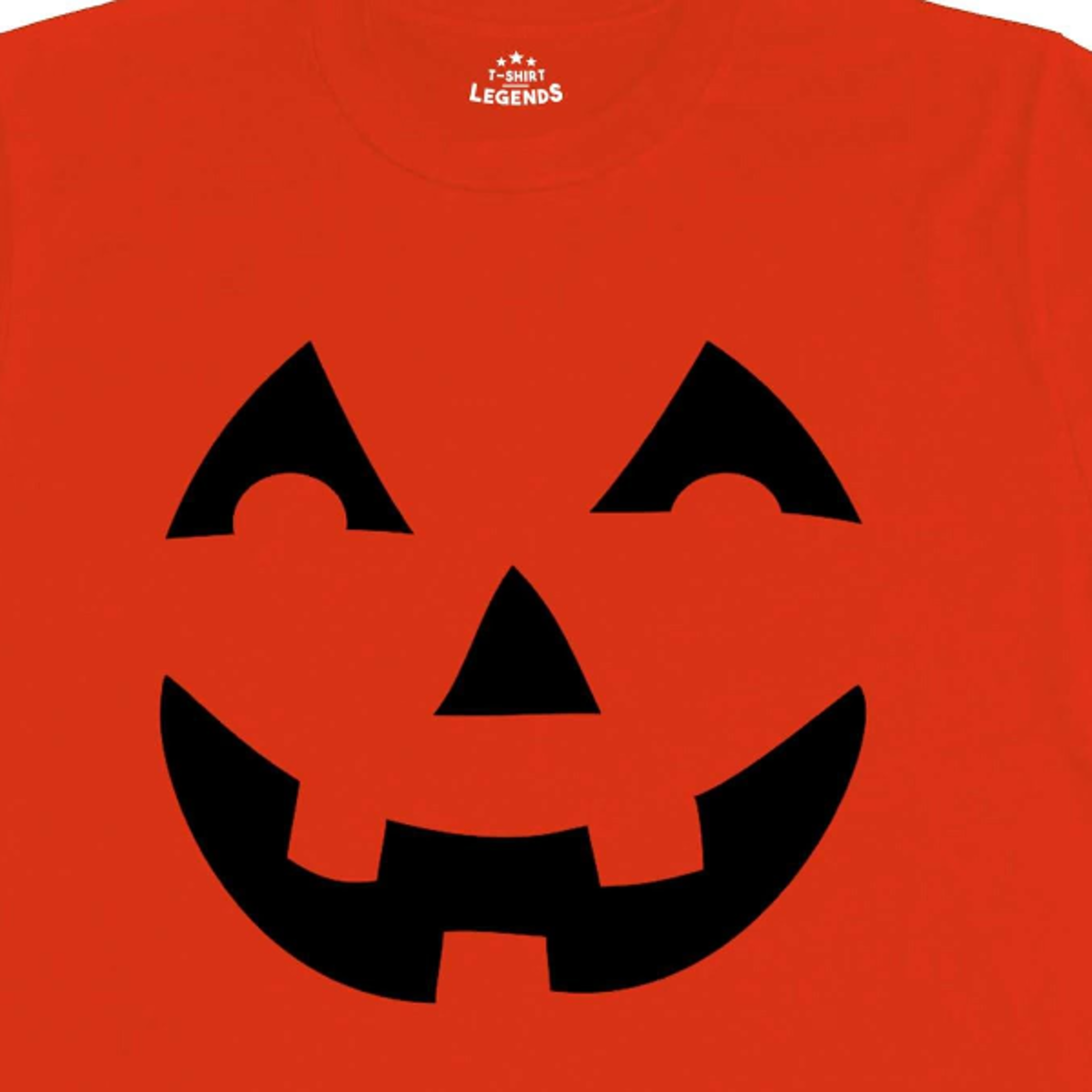 halloween pumpkin t shirt large print cotton unisex men orange top.