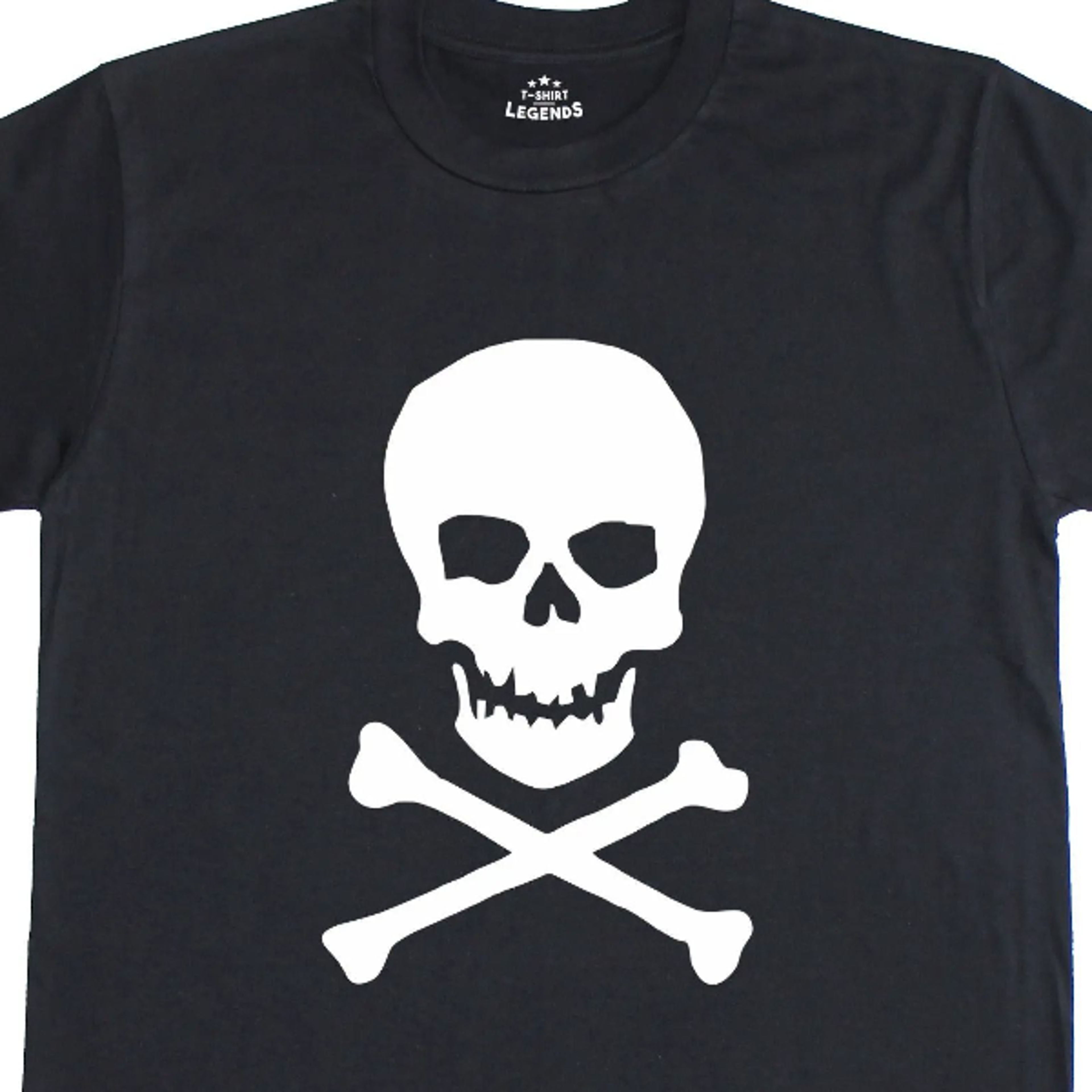skull & crossbones pirate fancy dress mens t-shirt