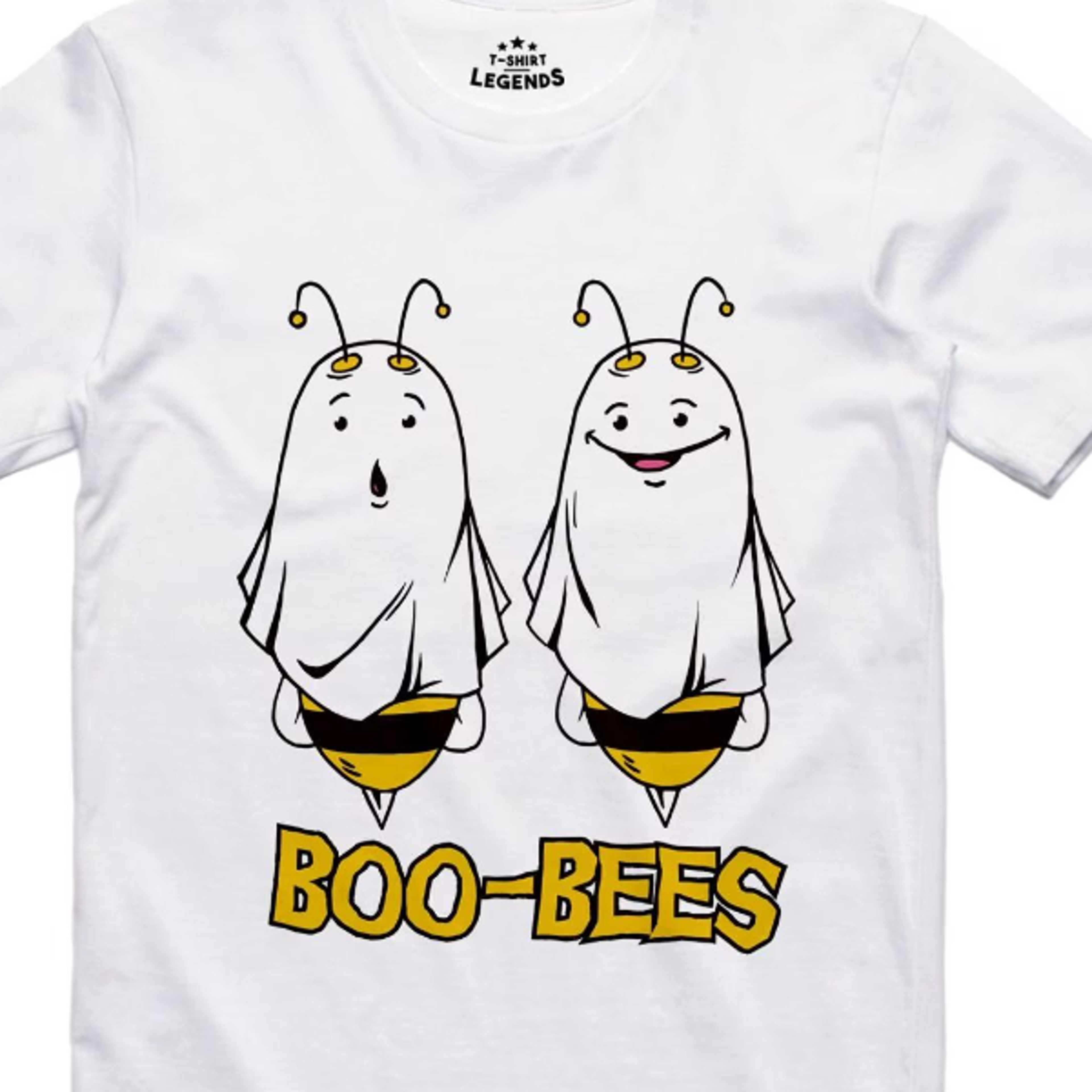 halloween t shirt boo-bees design regular fit 100% cotton funny tee
