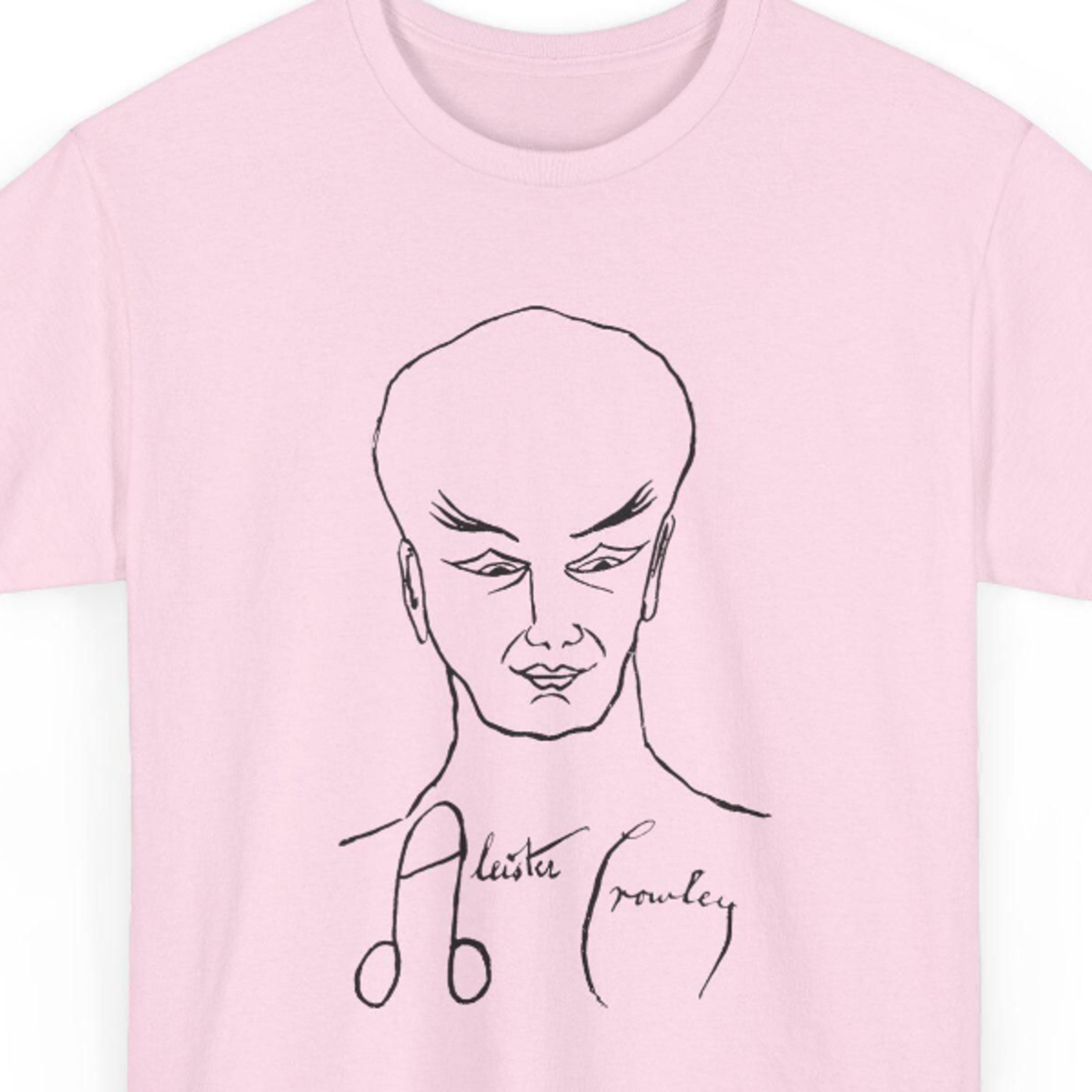 early 1900s self portrait aleister crowley tshirt