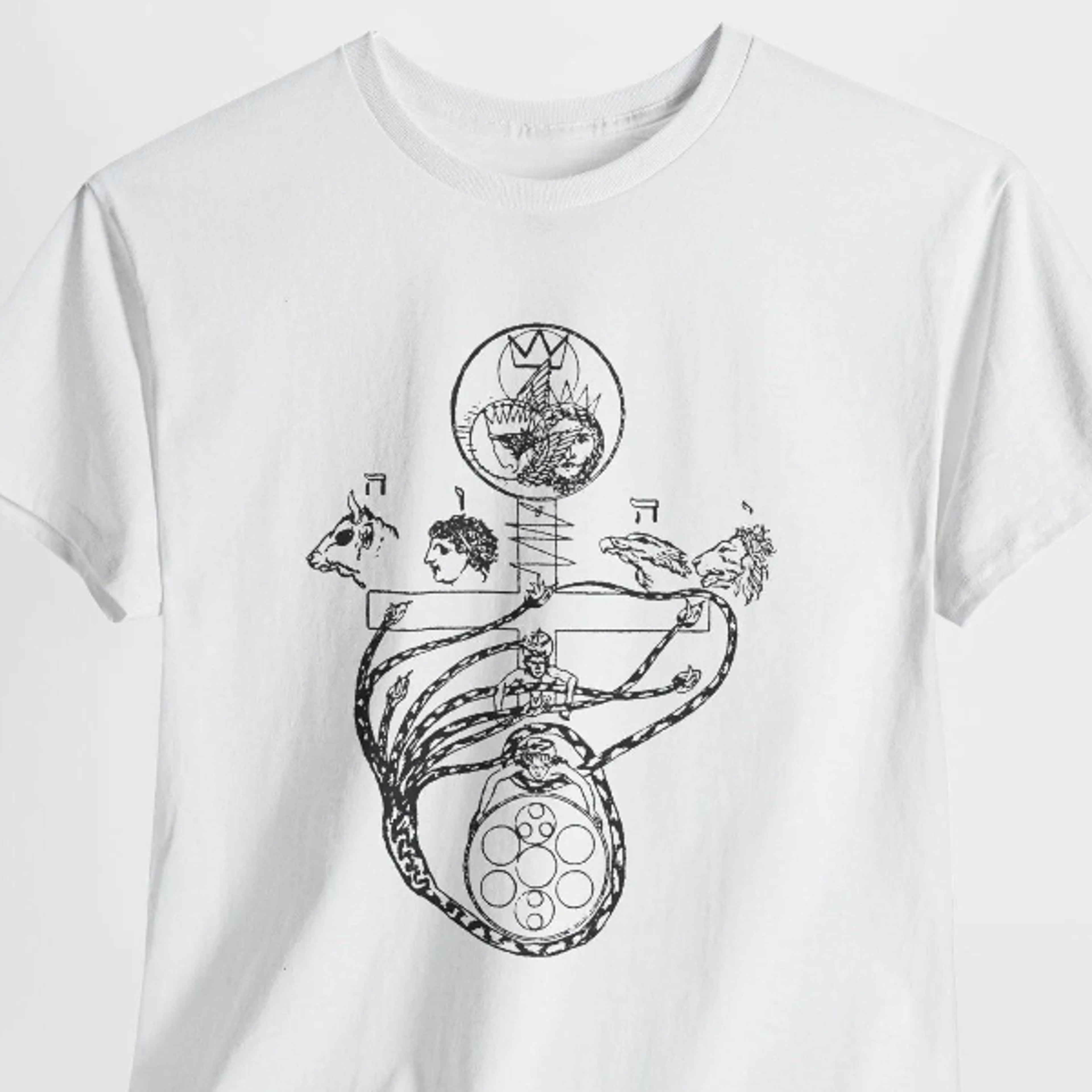 the fall by austin osman spare early 1900s occult symbolism tshirt