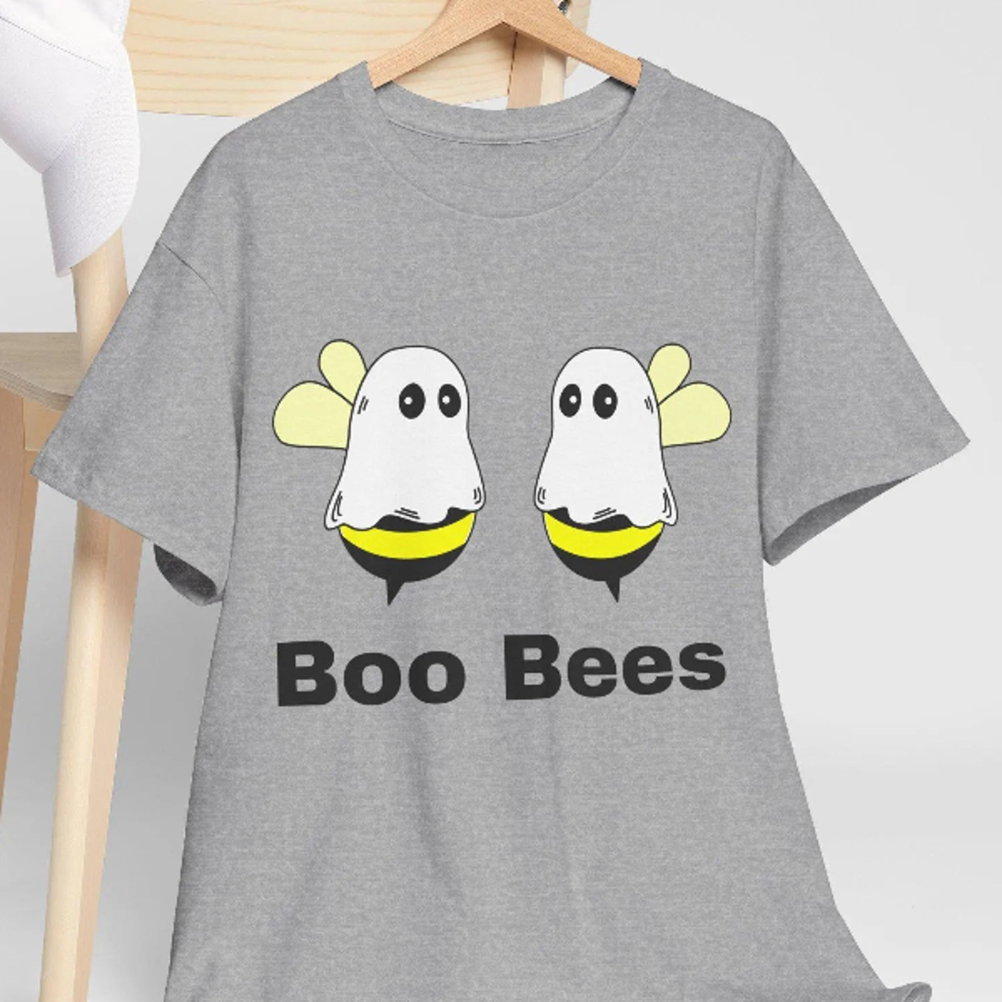 boo bees halloween t-shirt, funny ghost pun top