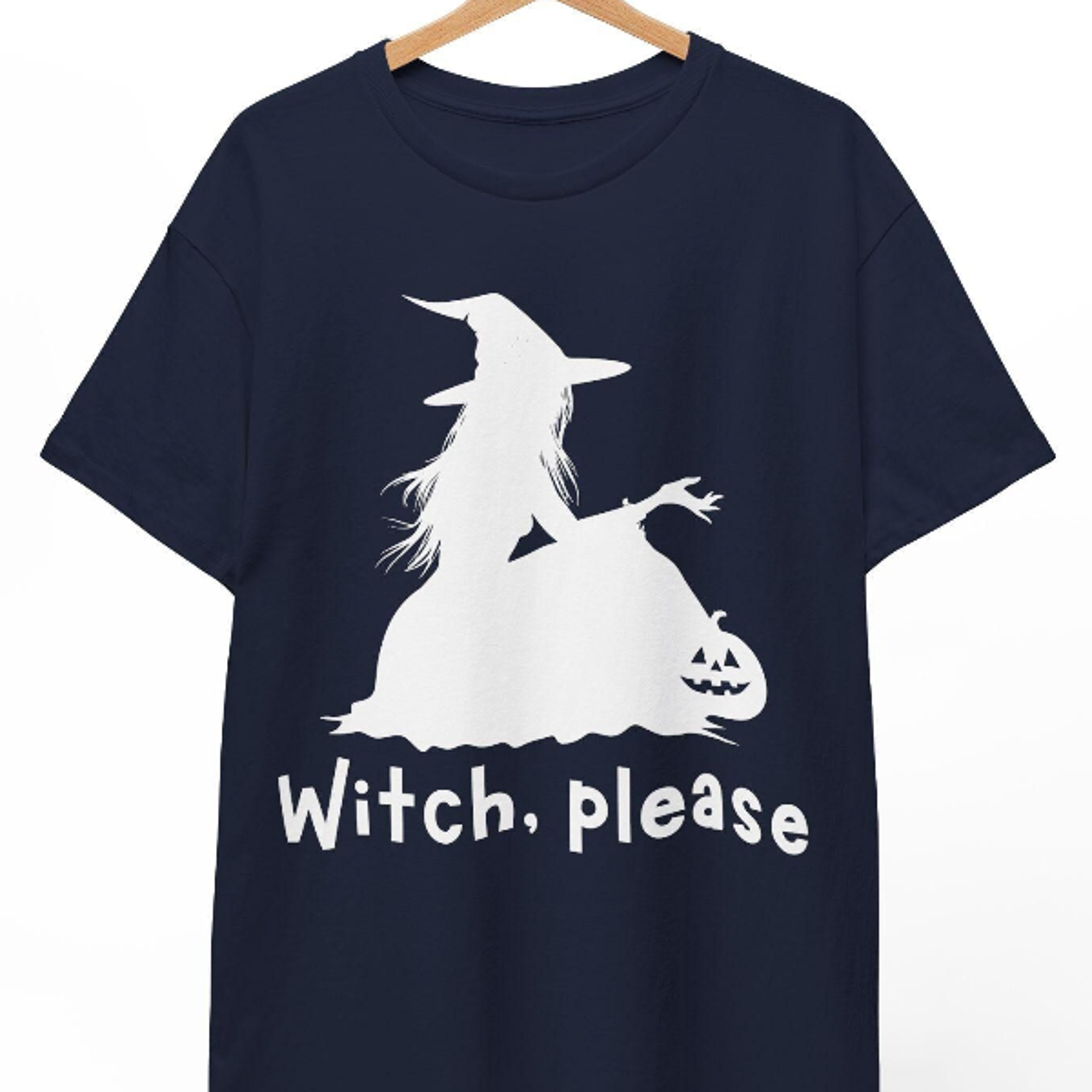 witch please halloween t-shirt, funny pun october top