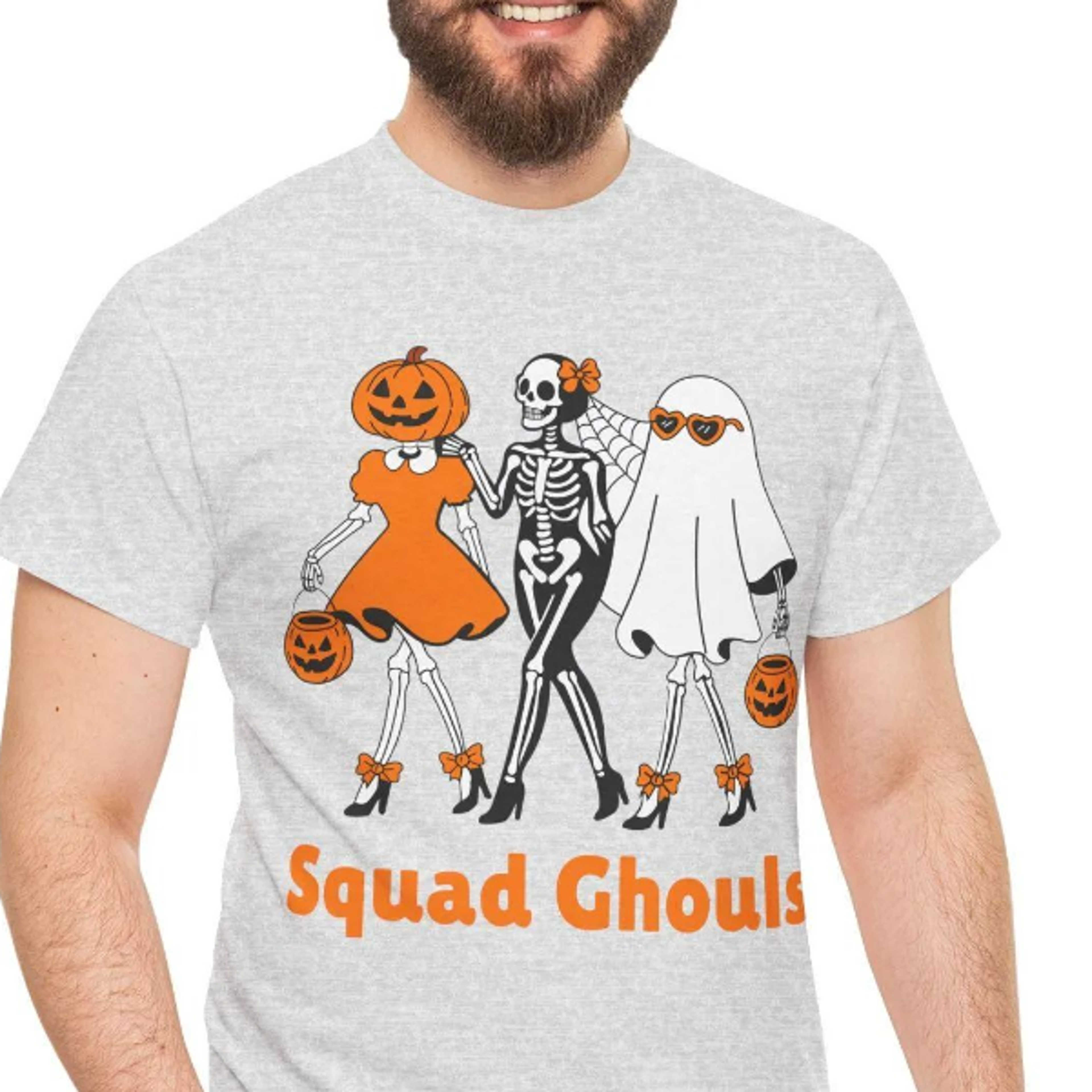 squad ghouls halloween t-shirt, funny pun top