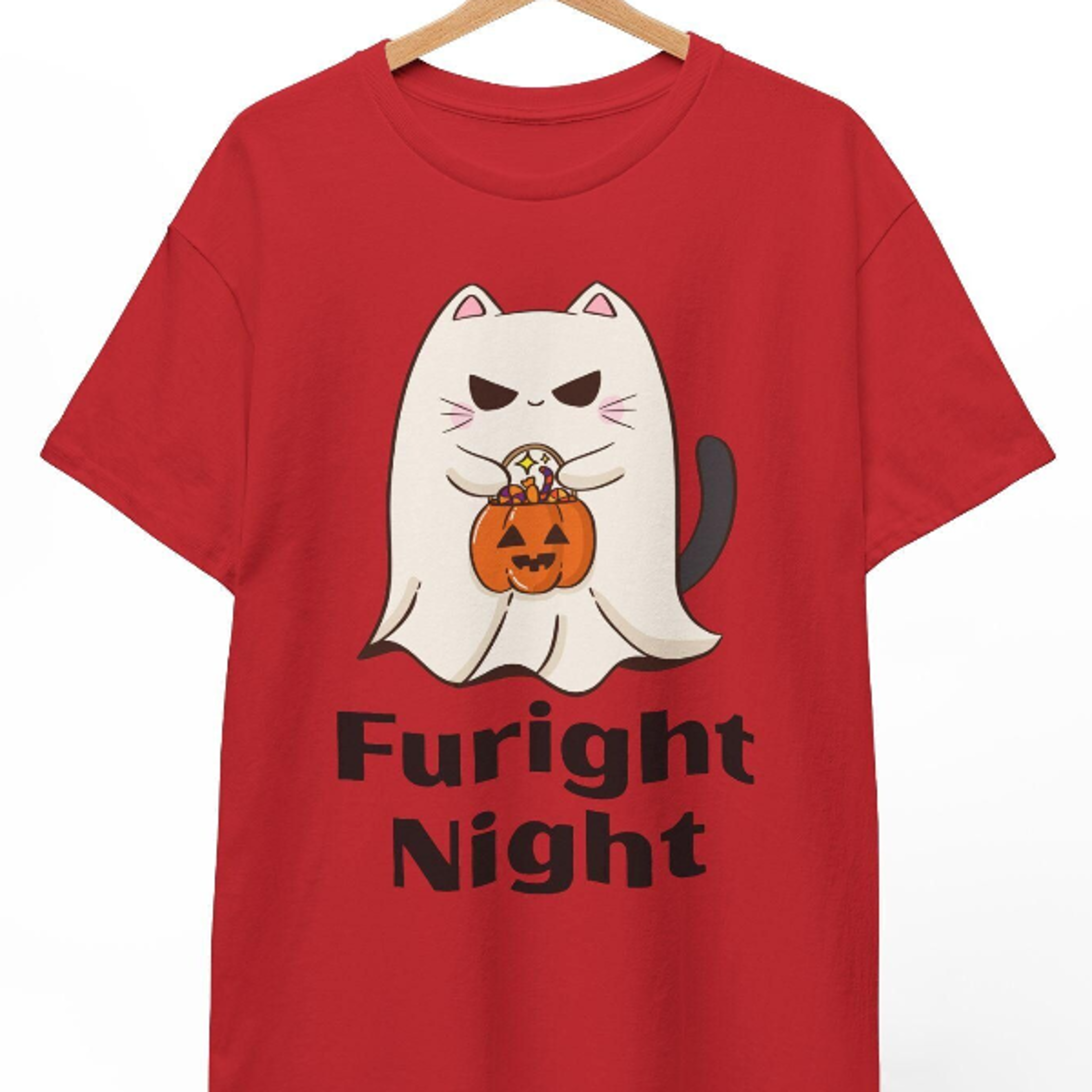 furight night halloween shirt, funny ghost pun top