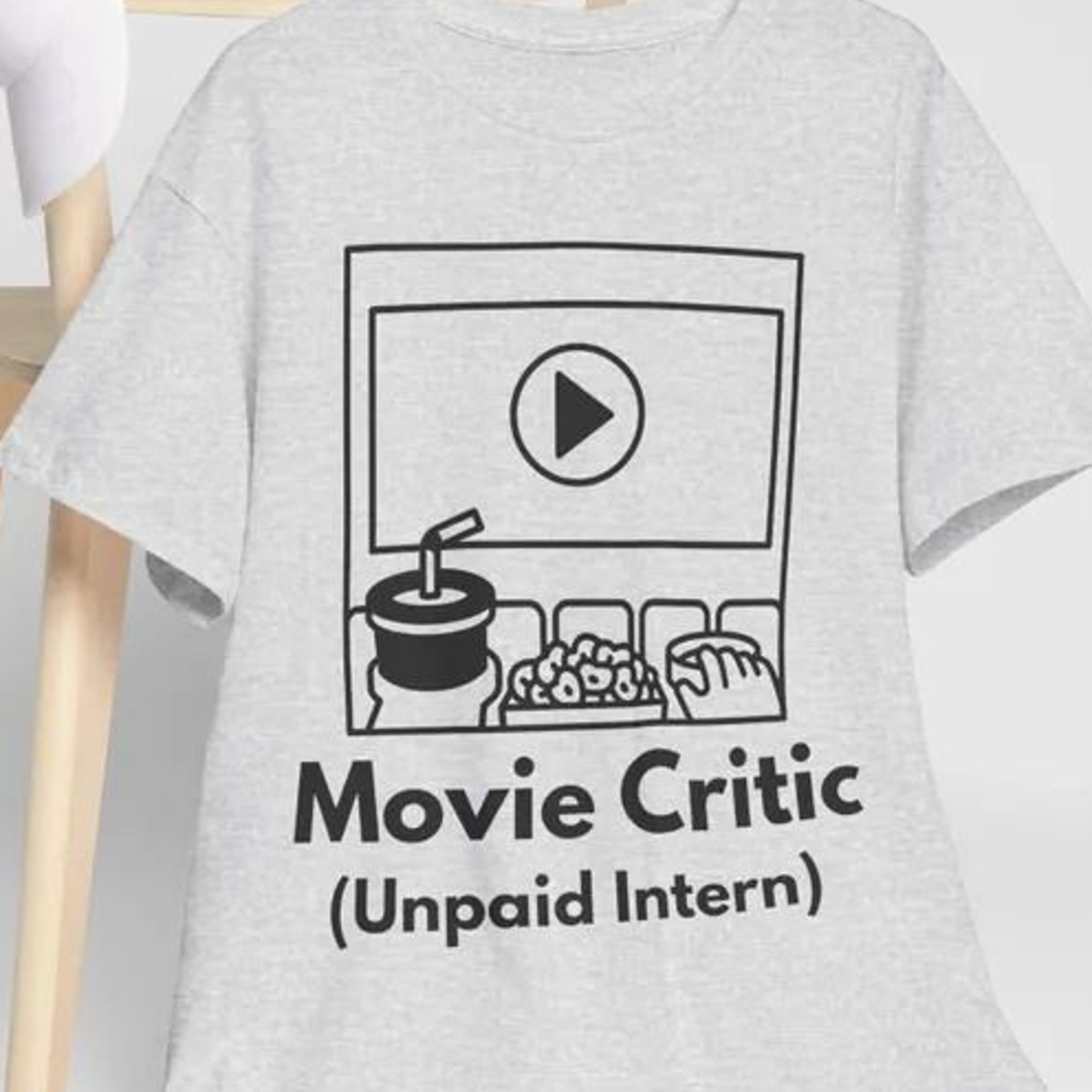 funny movie critic t-shirt, pun shirt, film lover gift