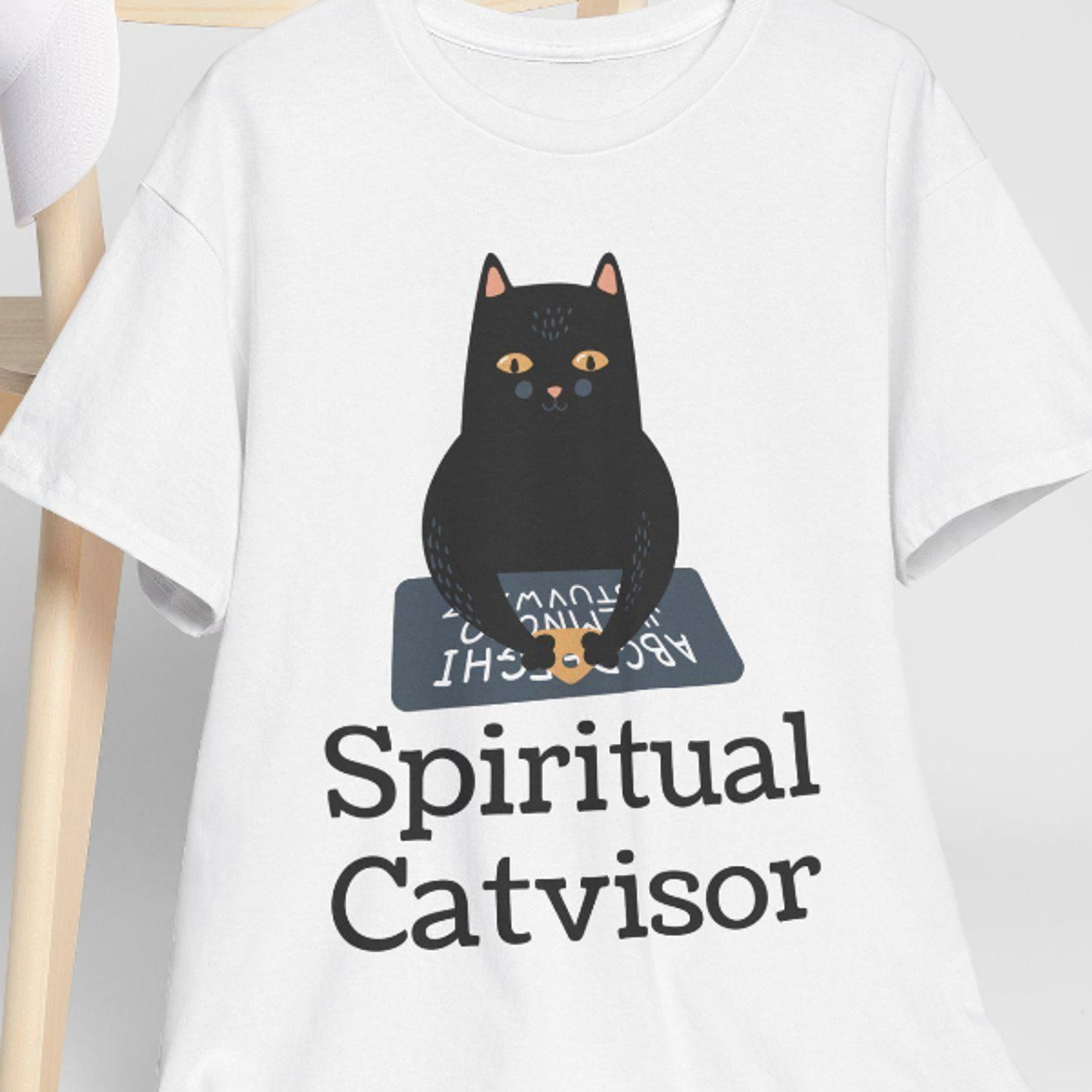 funny spiritual catvisor t-shirt, cat lover gift