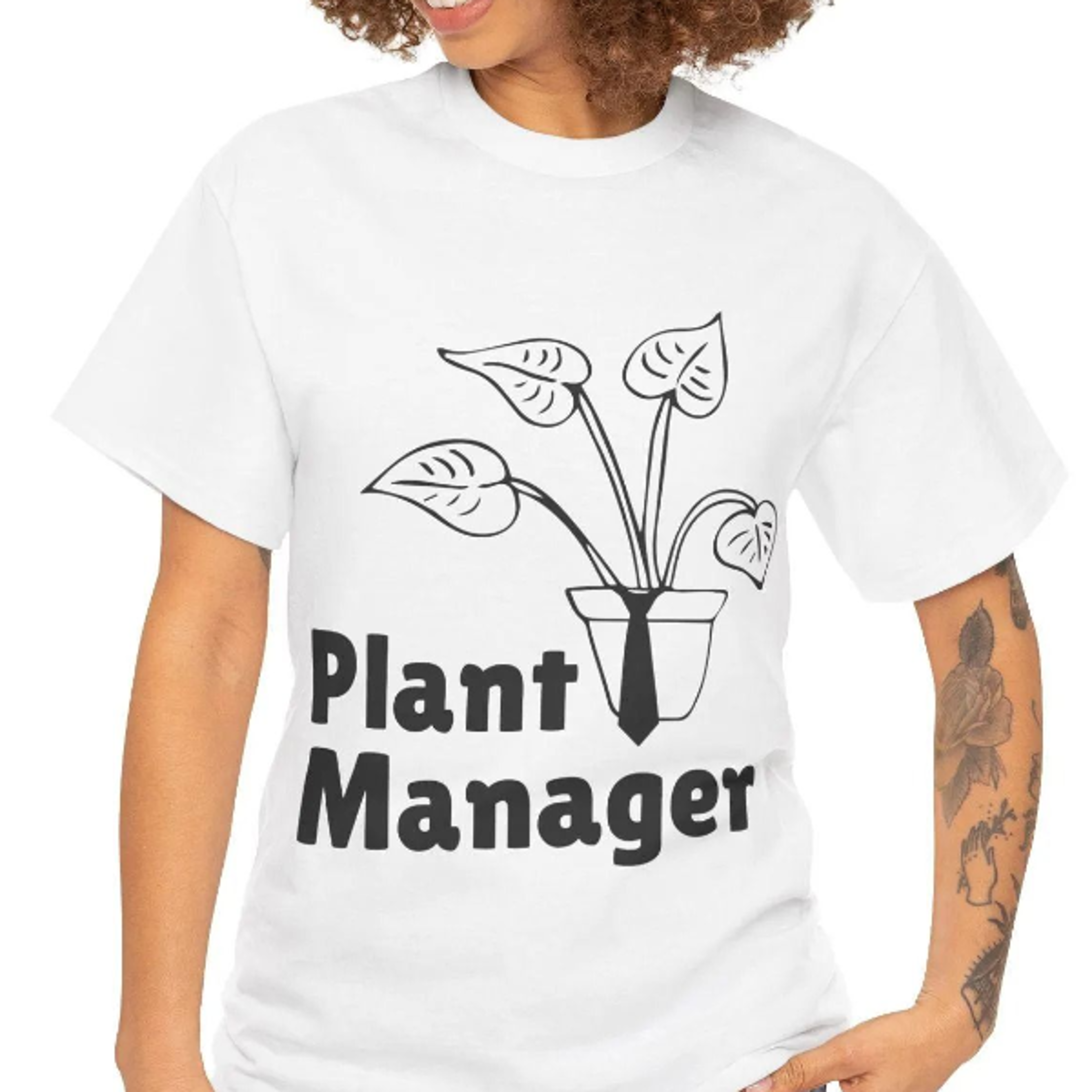 plant manager t-shirt, funny pun shirt, plant lover gift
