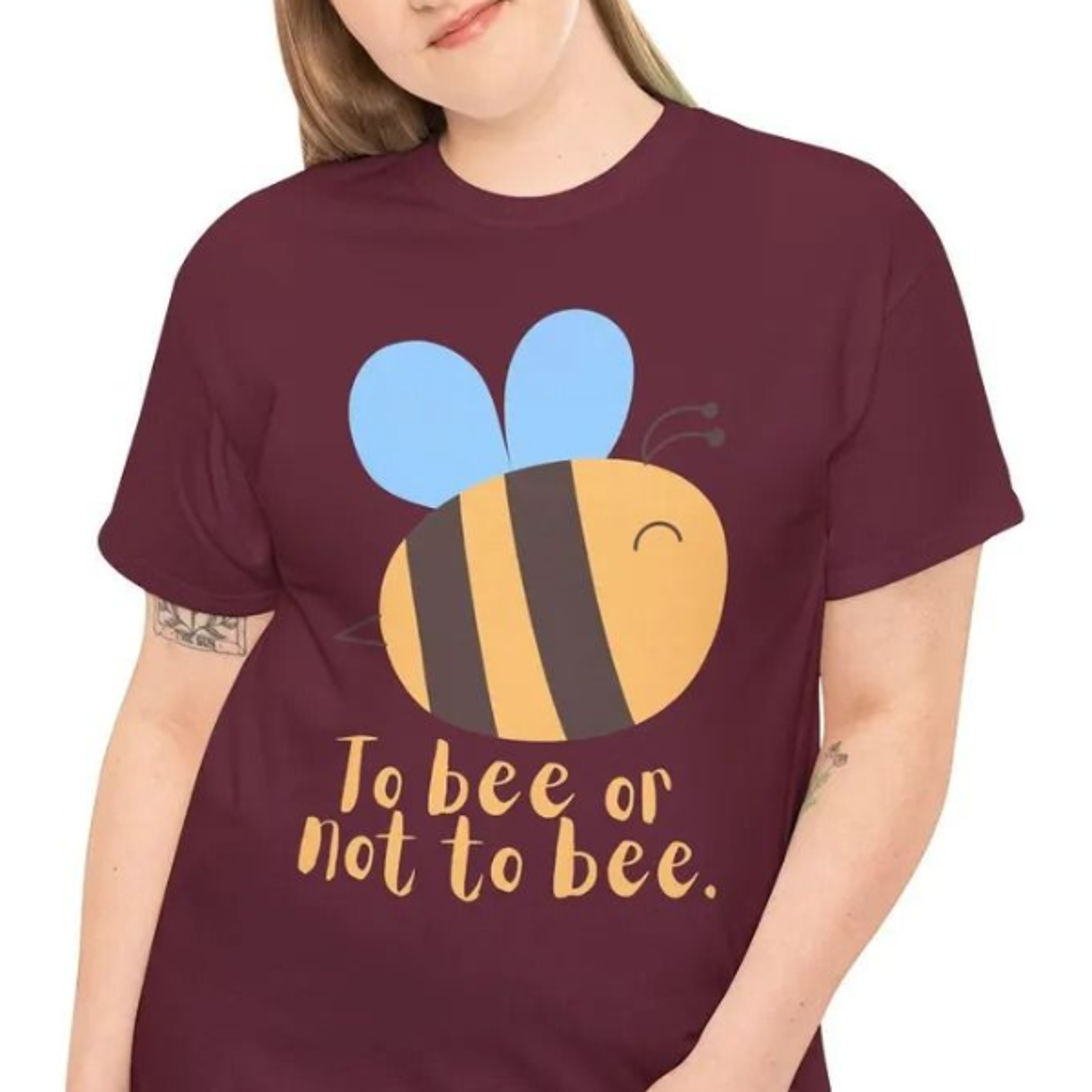funny bee t-shirt, shakespeare pun top, gift for bee lovers