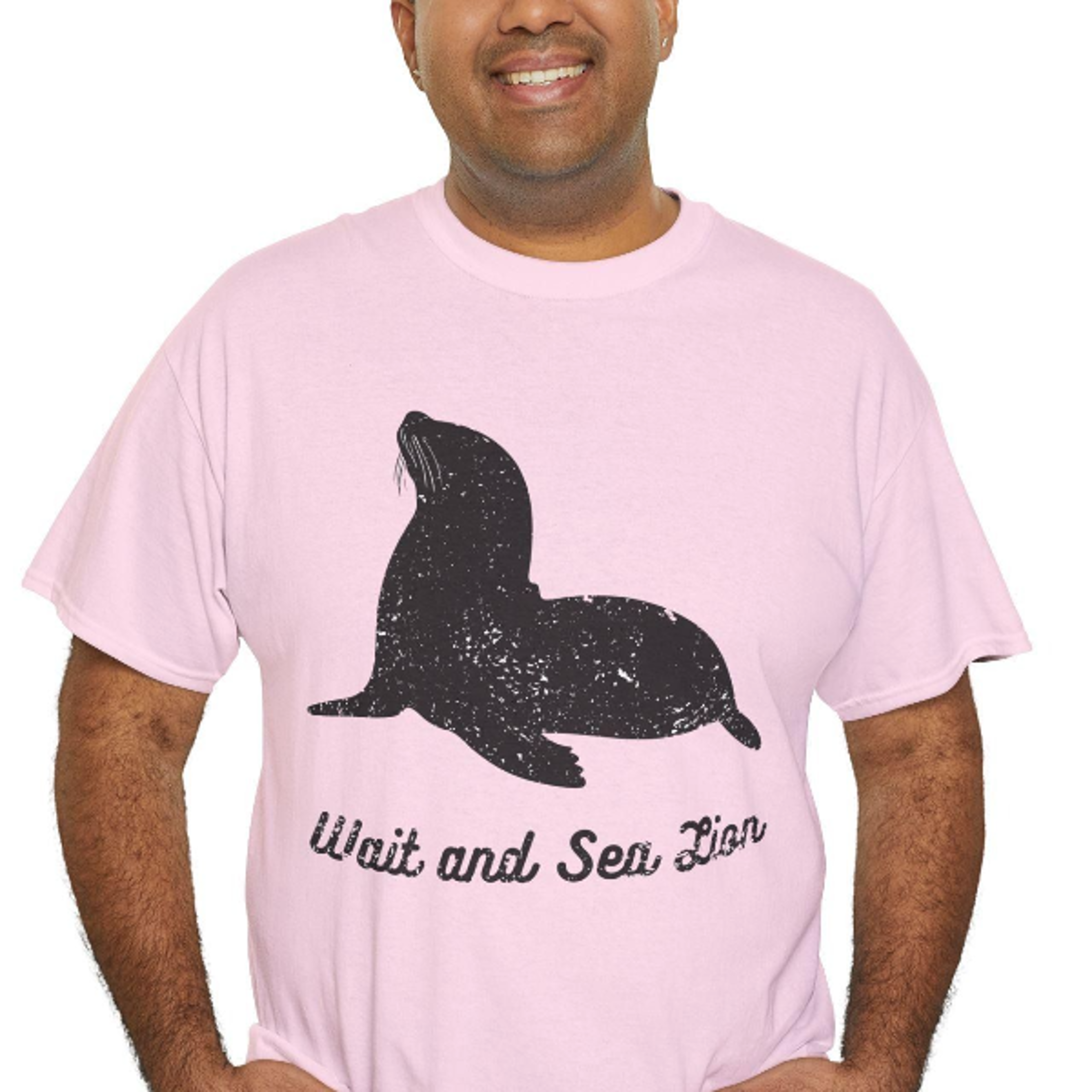 funny sea lion pun t-shirt, animal lover tee