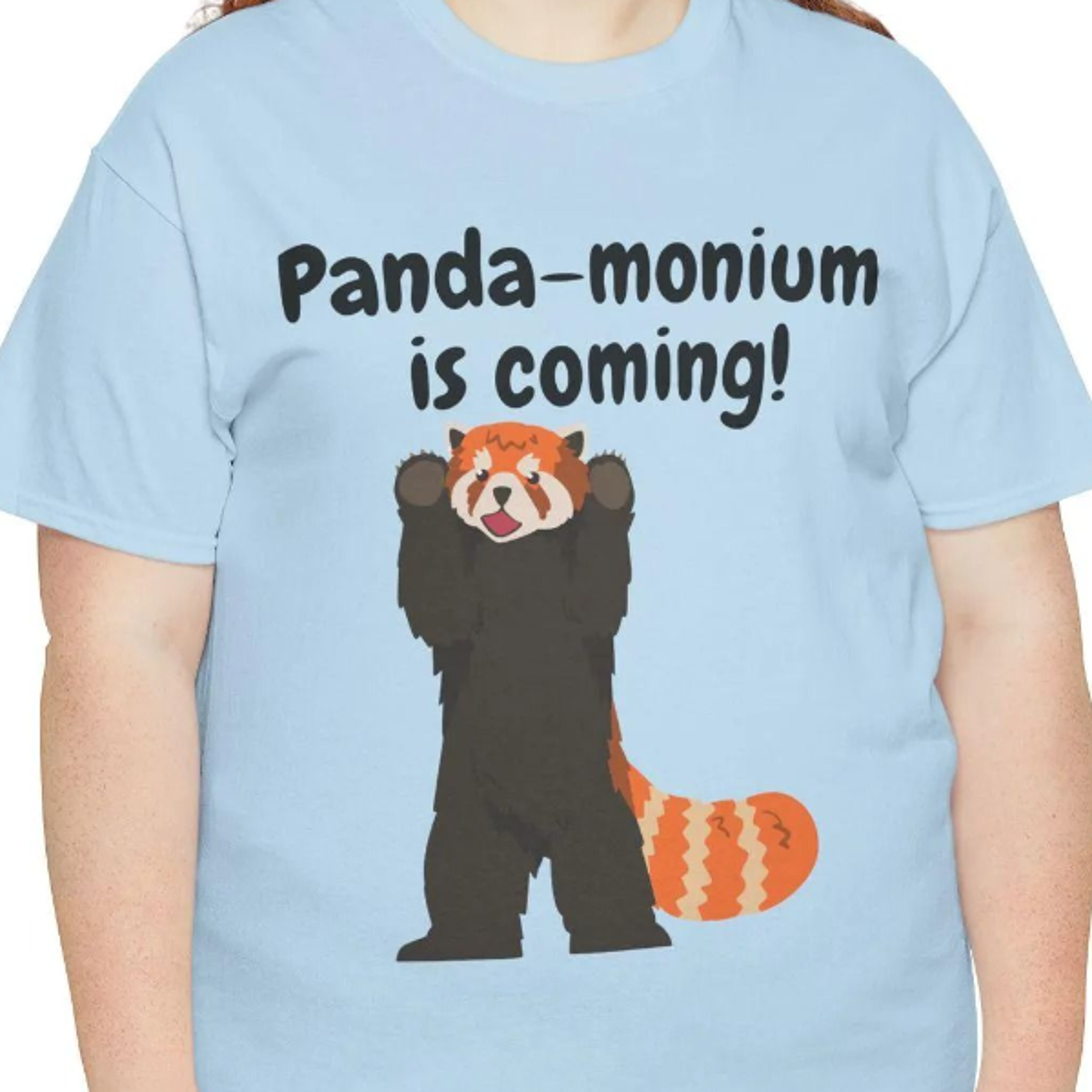 funny red panda pun t-shirt, animal lover gift