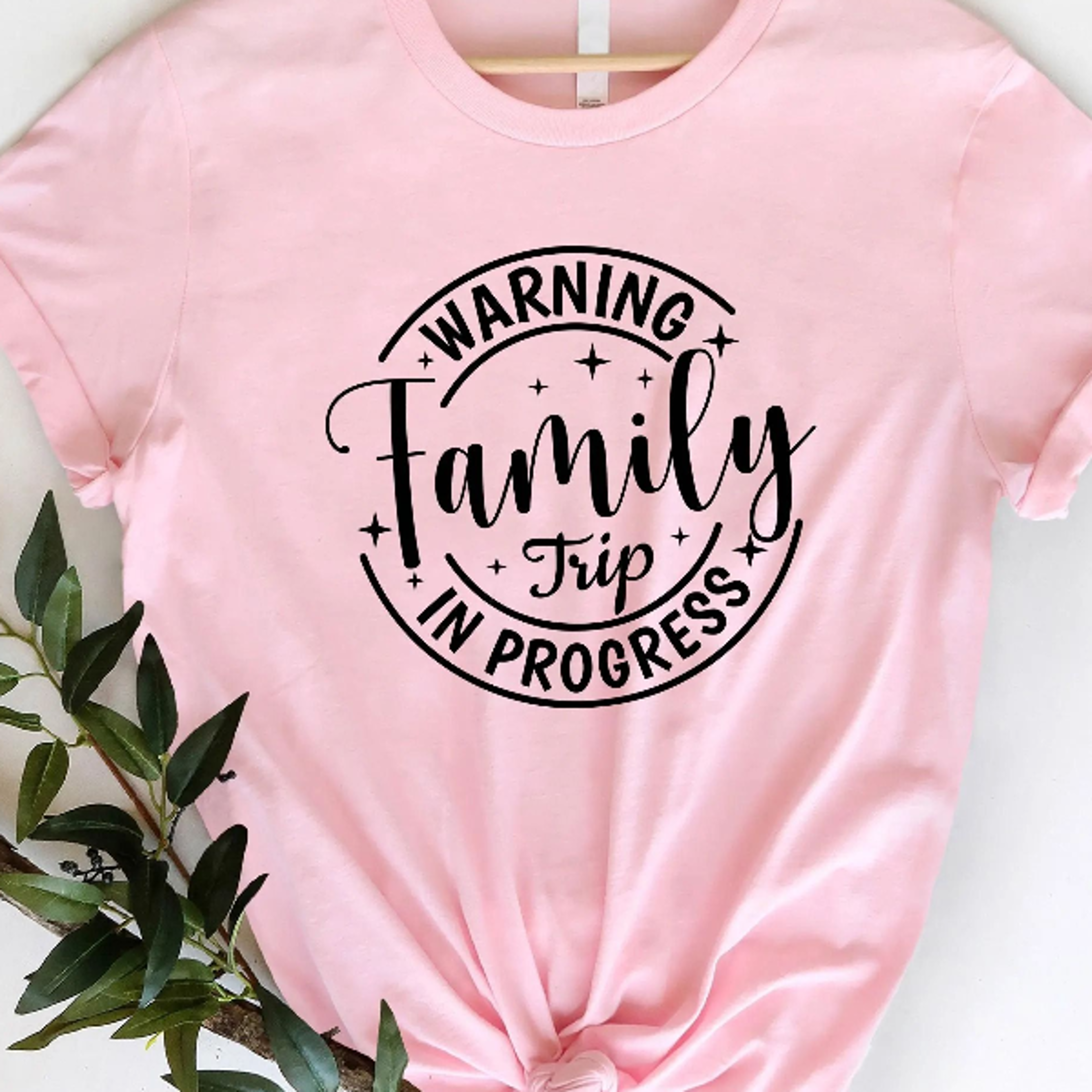 warning family trip in progress t-shirt, matching vacation tee, funny family travel shirt
