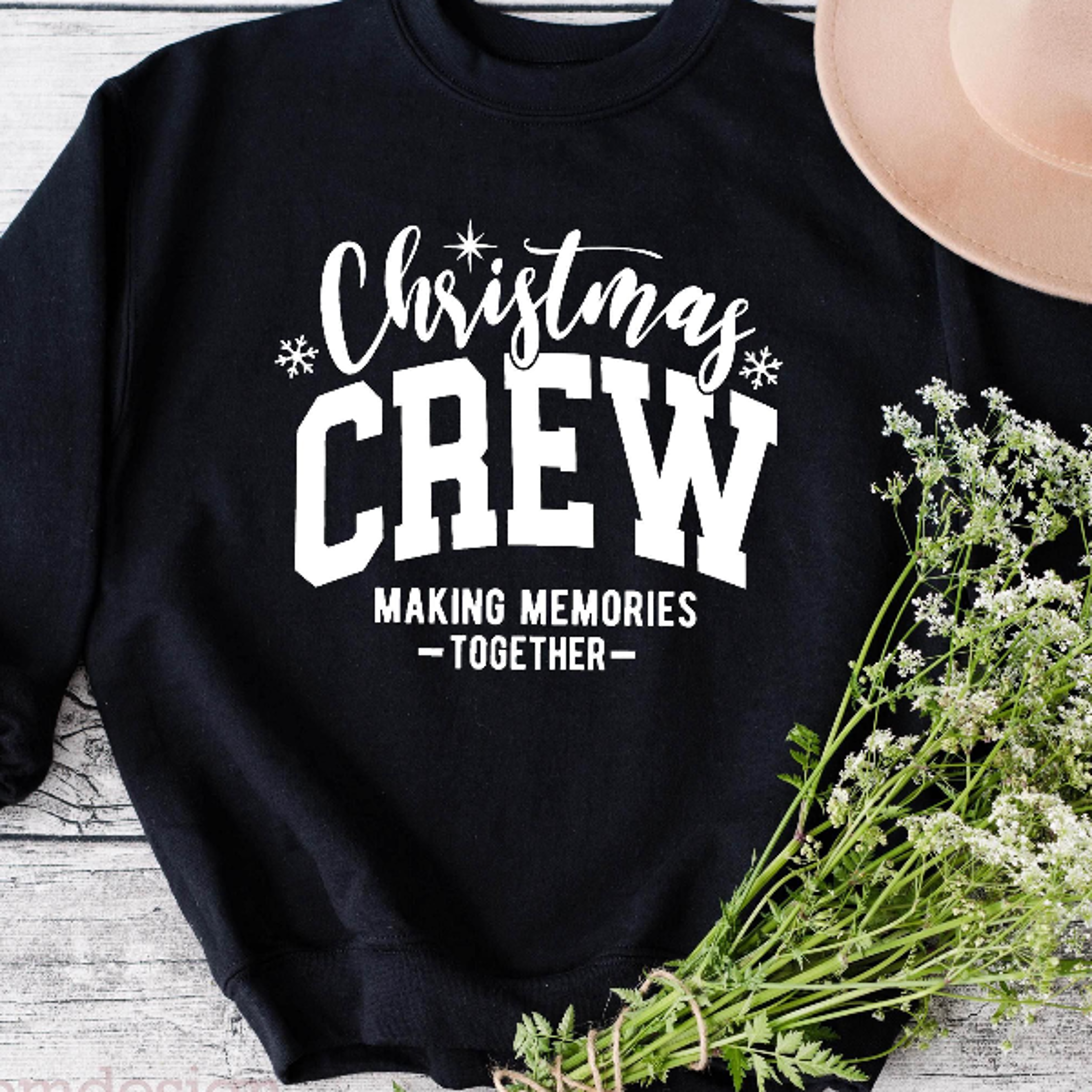 christmas crew sweatshirt matching family holiday sweater, festive crewneck gift