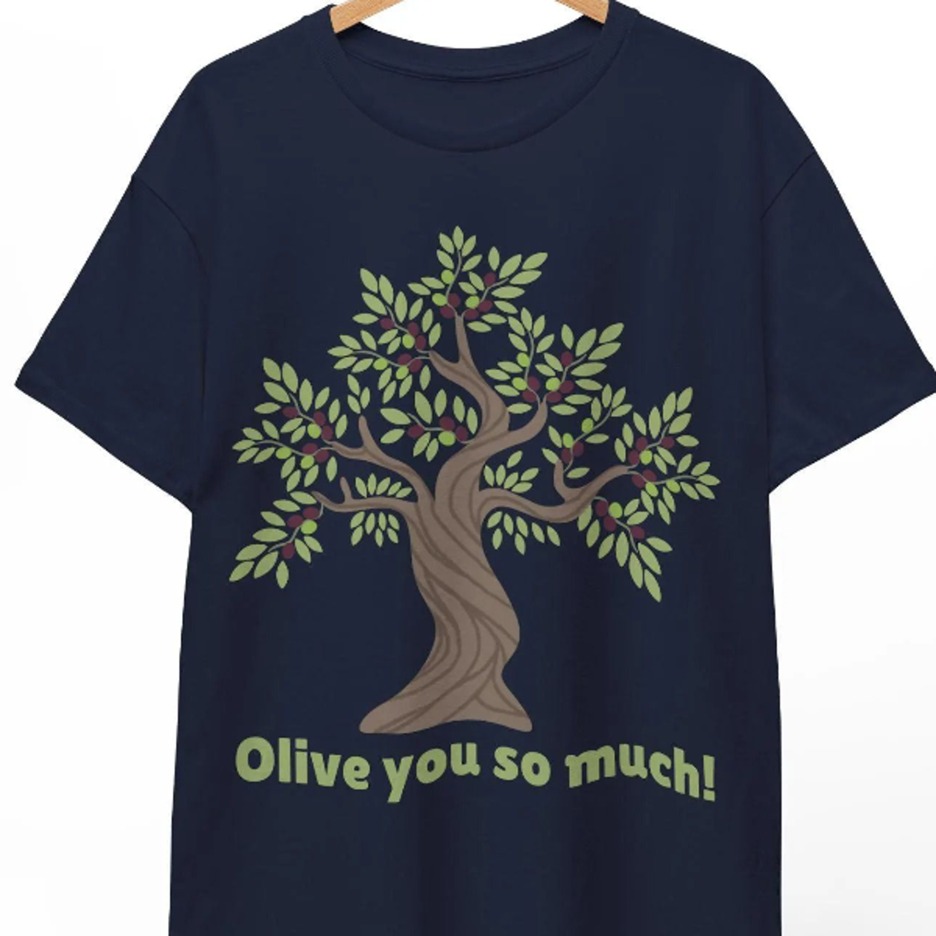 funny olive tree pun t-shirt, gift for gardeners