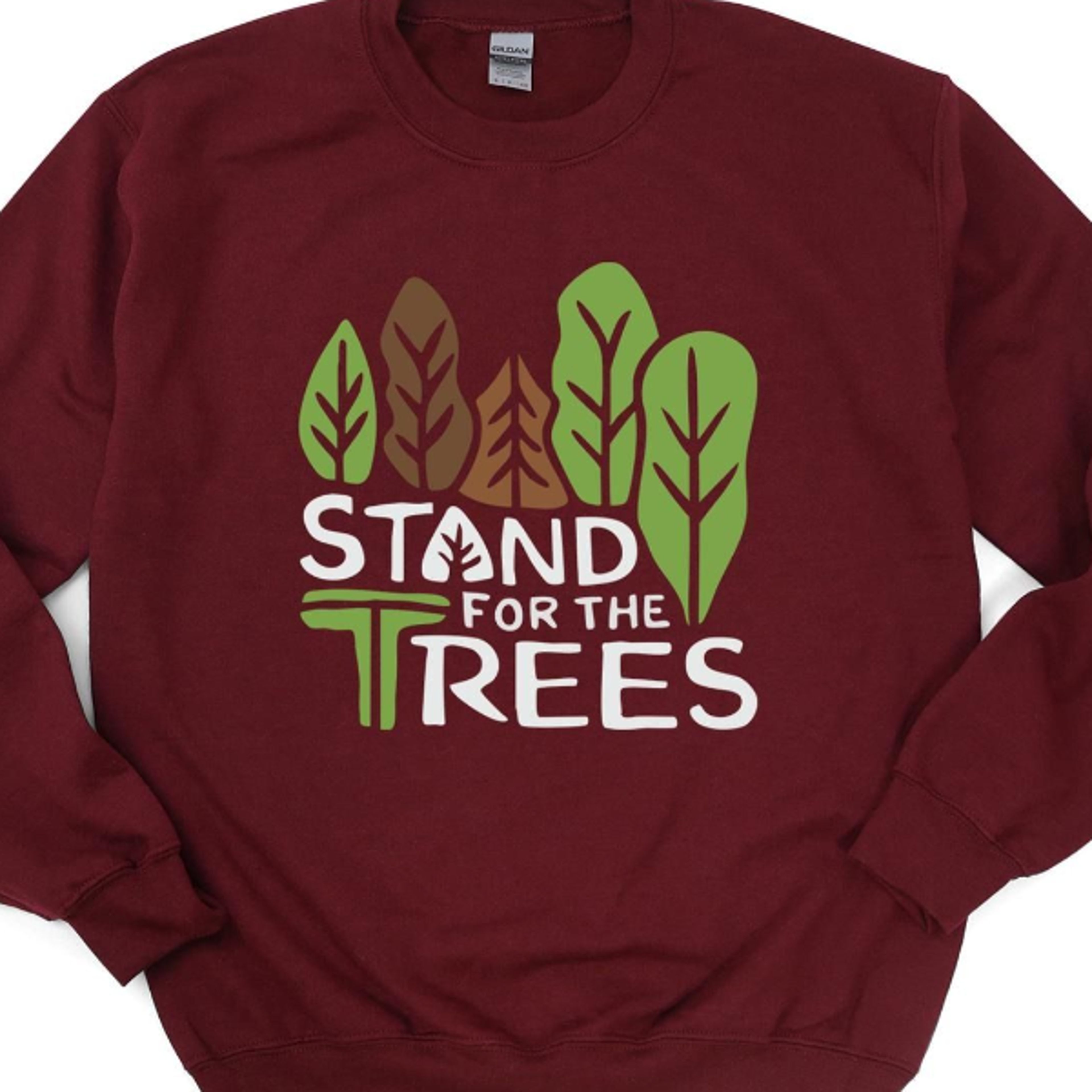 stand for the trees sweatshirt, environmental activism crewneck, save the forests pullover