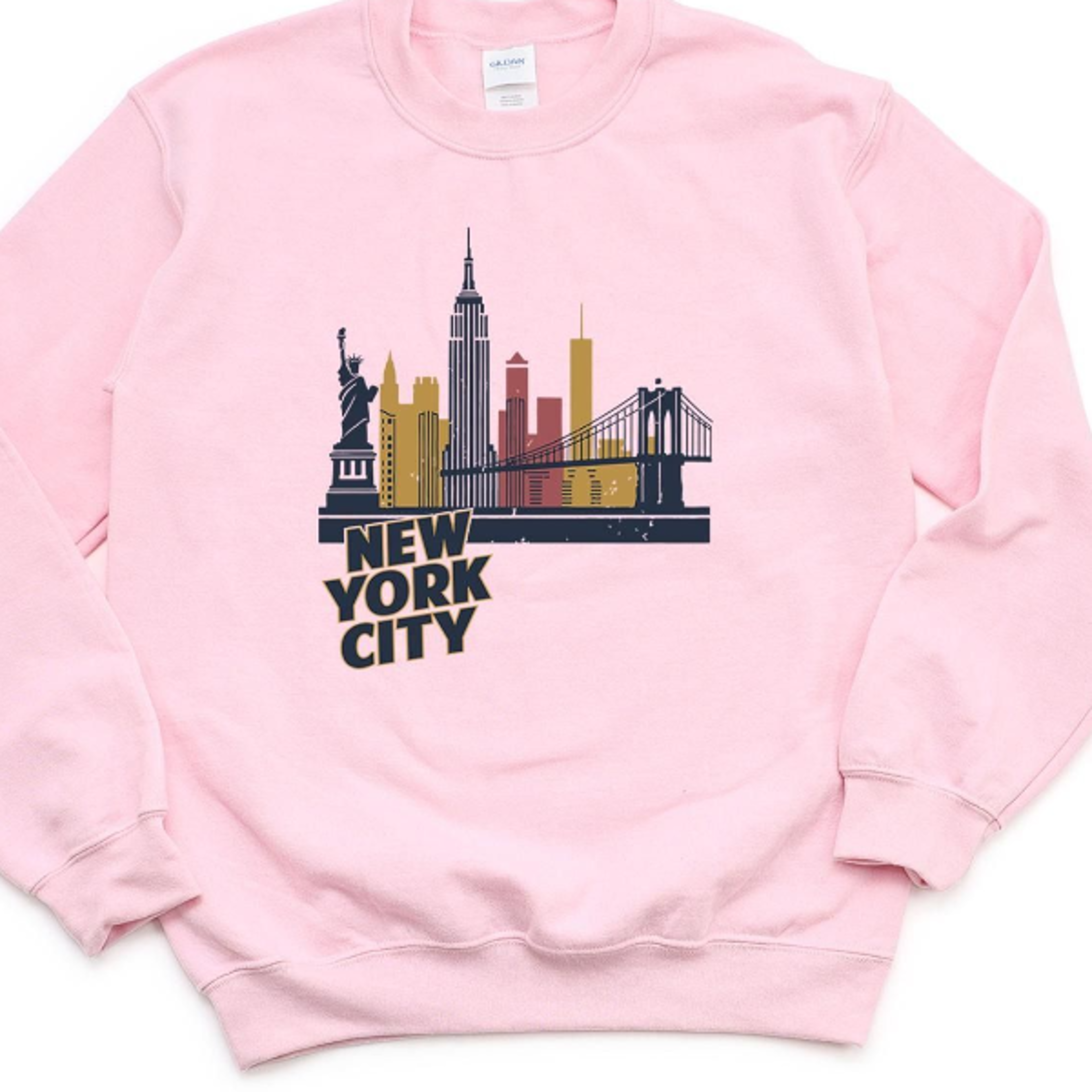 new york city skyline sweatshirt unisex crewneck, new york city sweatshirt