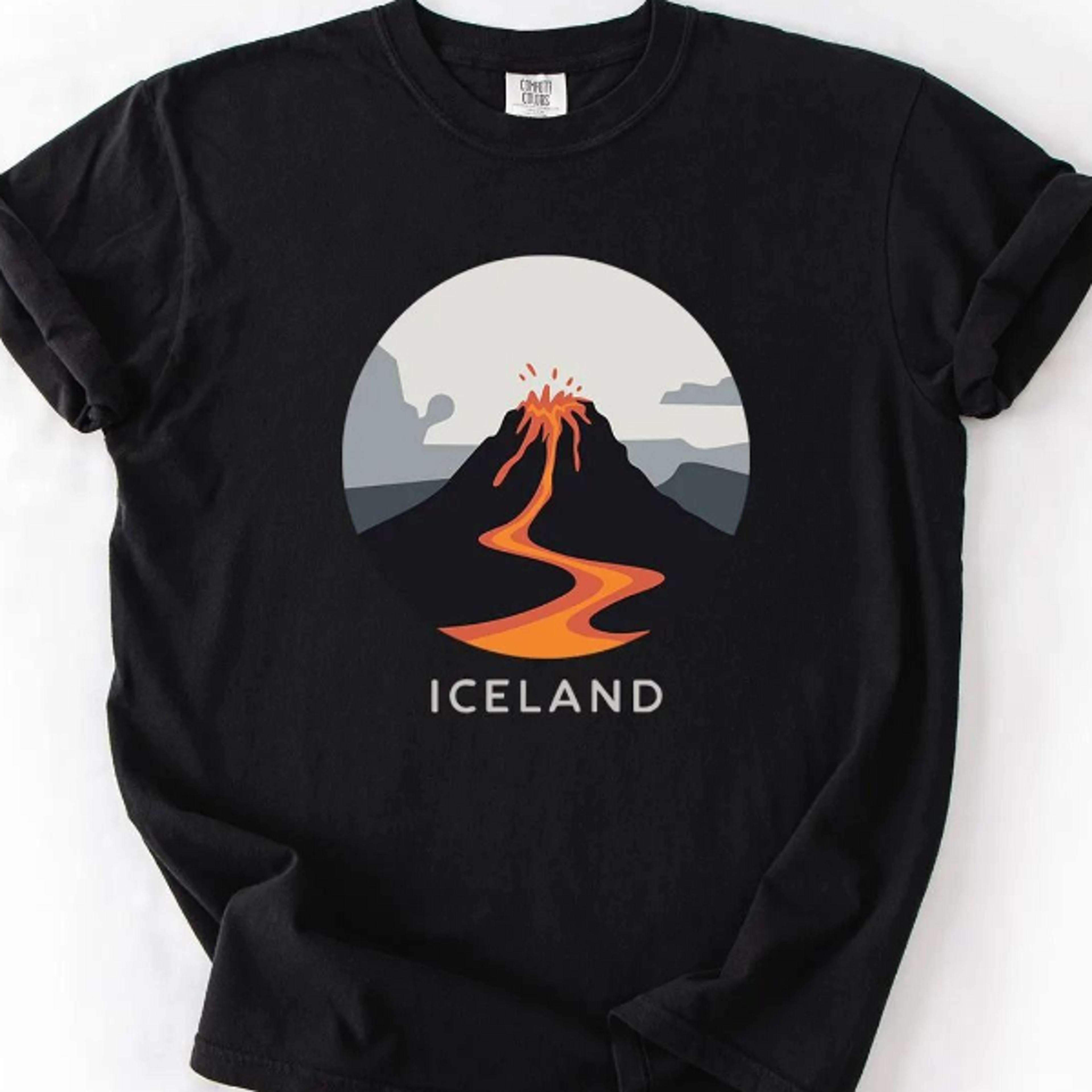 iceland shirt, volcano t-shirt,, sweatshirt, lightweight hoodie, tee