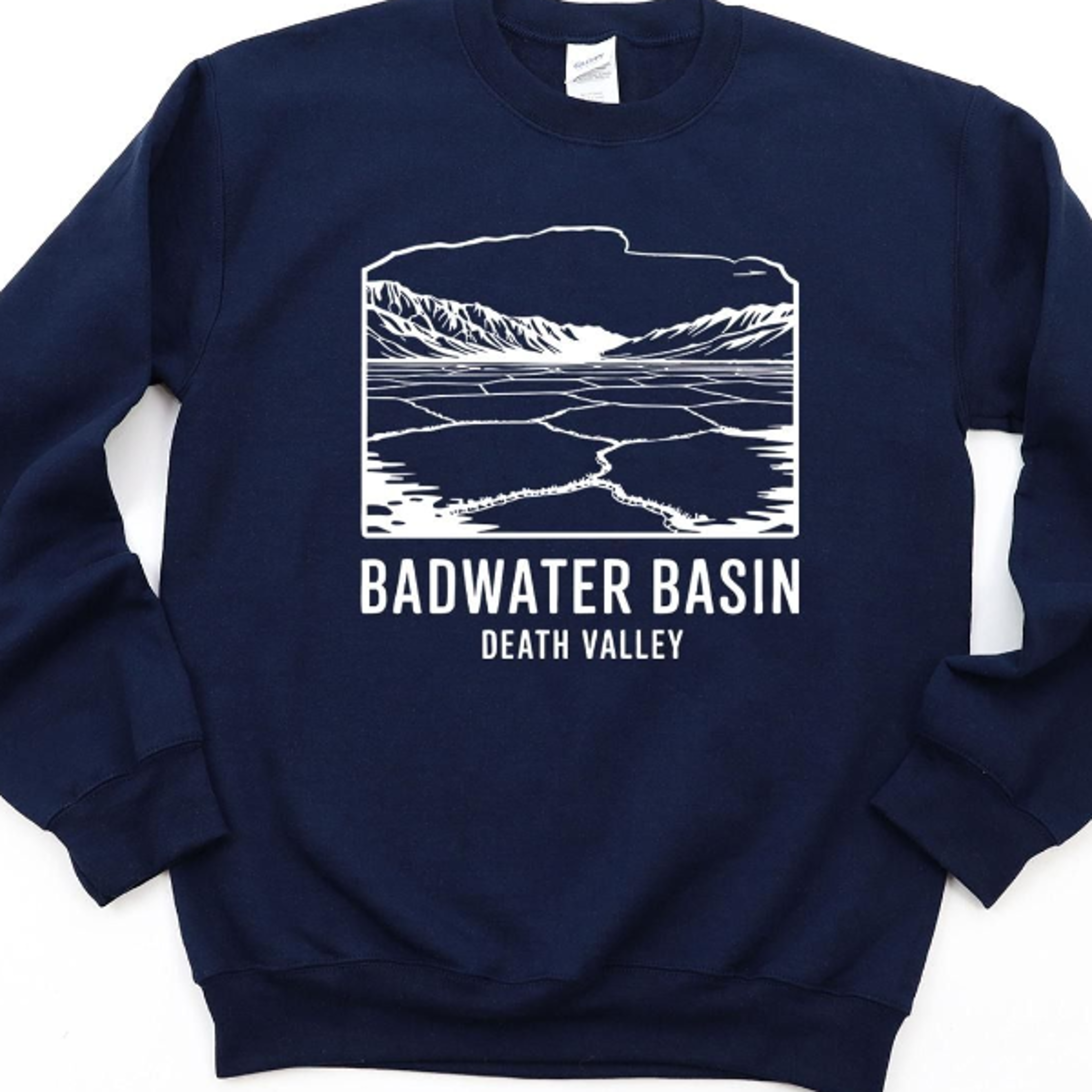 badwater basin crewneck -death valley california sweatshirt