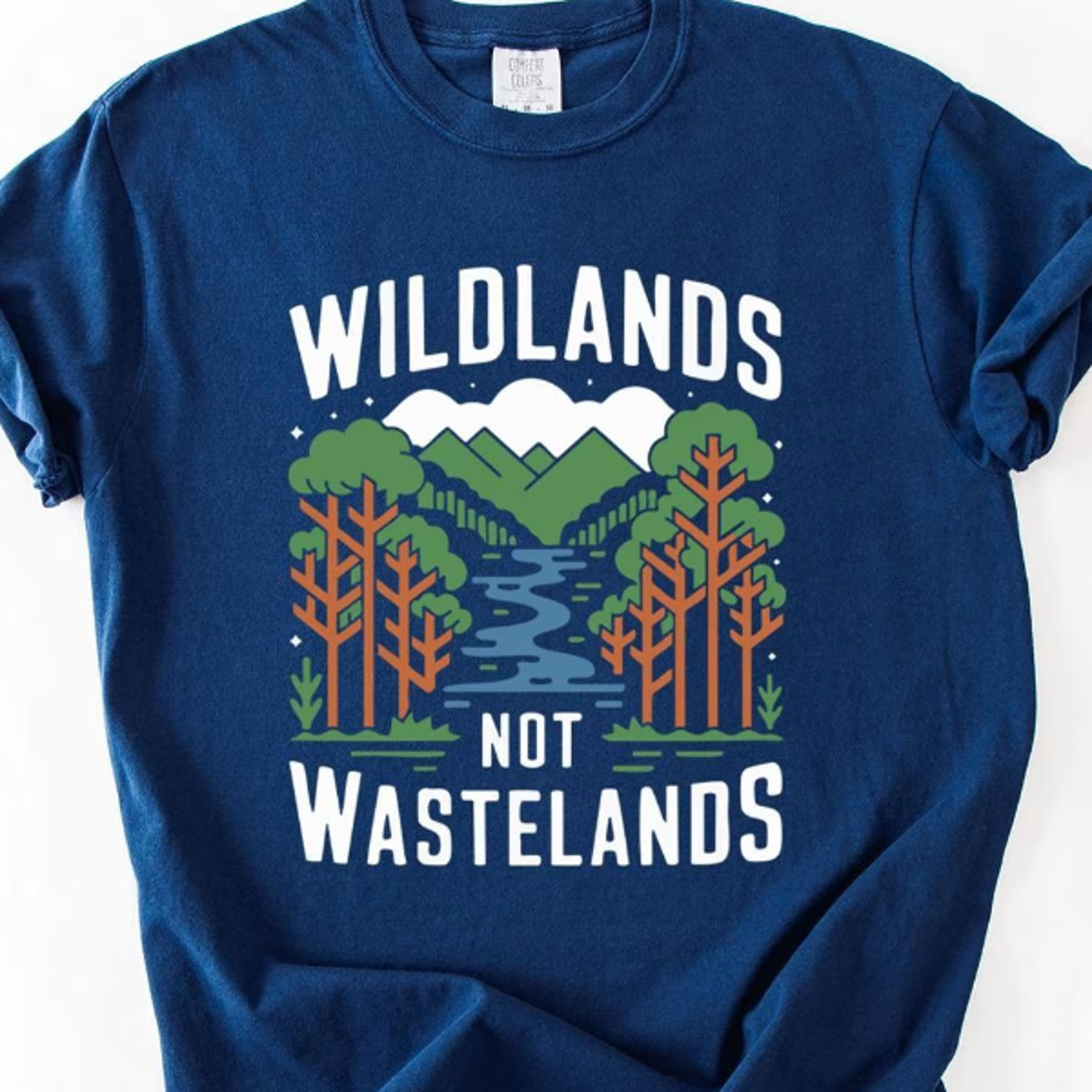 wildlands not wastelands shirt, t-shirt, , sweatshirt, lightweight hoodie, nature conservation
