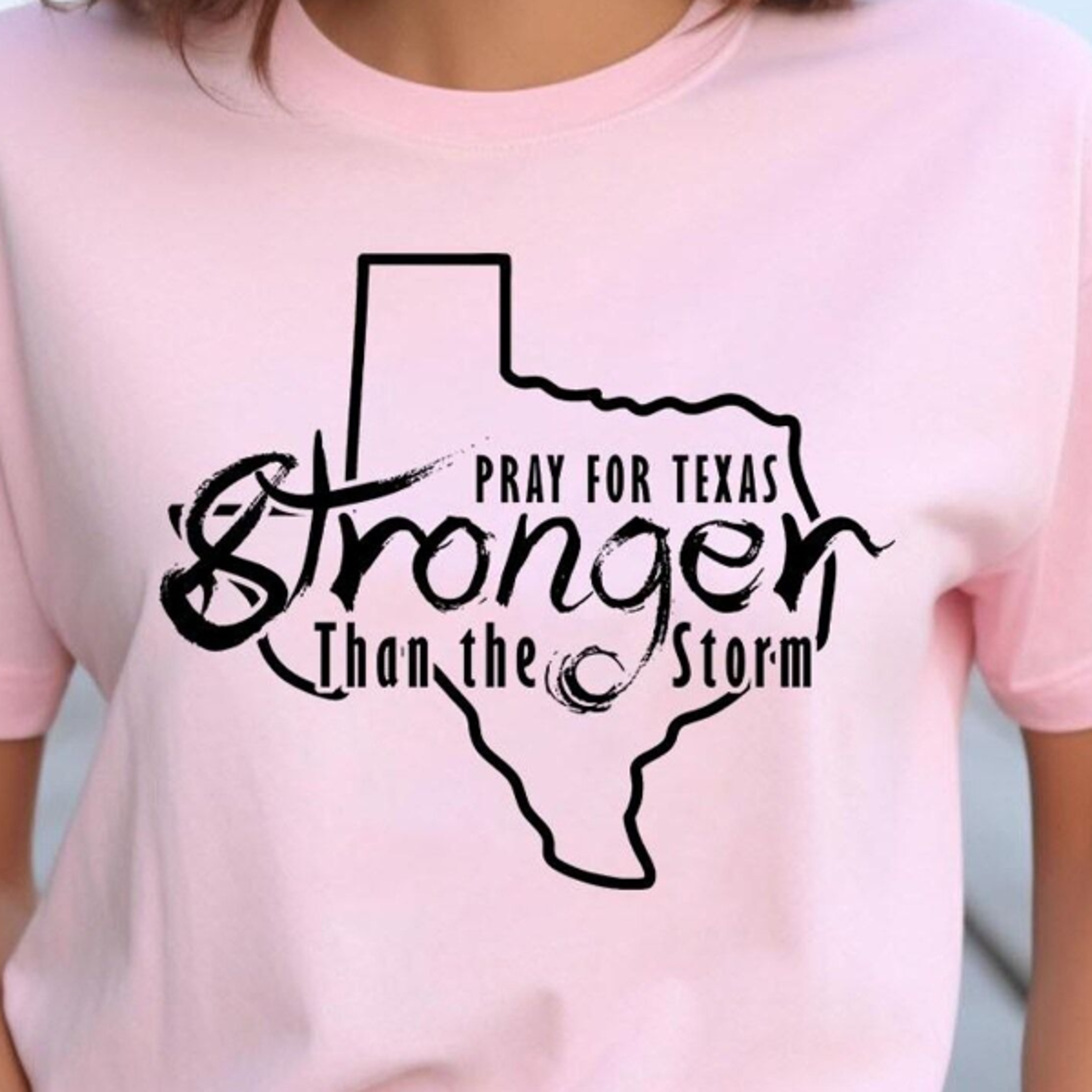 stronger than the storm texas flood relief shirt, pray for texas graphic tee, hurricane 2025 support t-shirt, texas disa