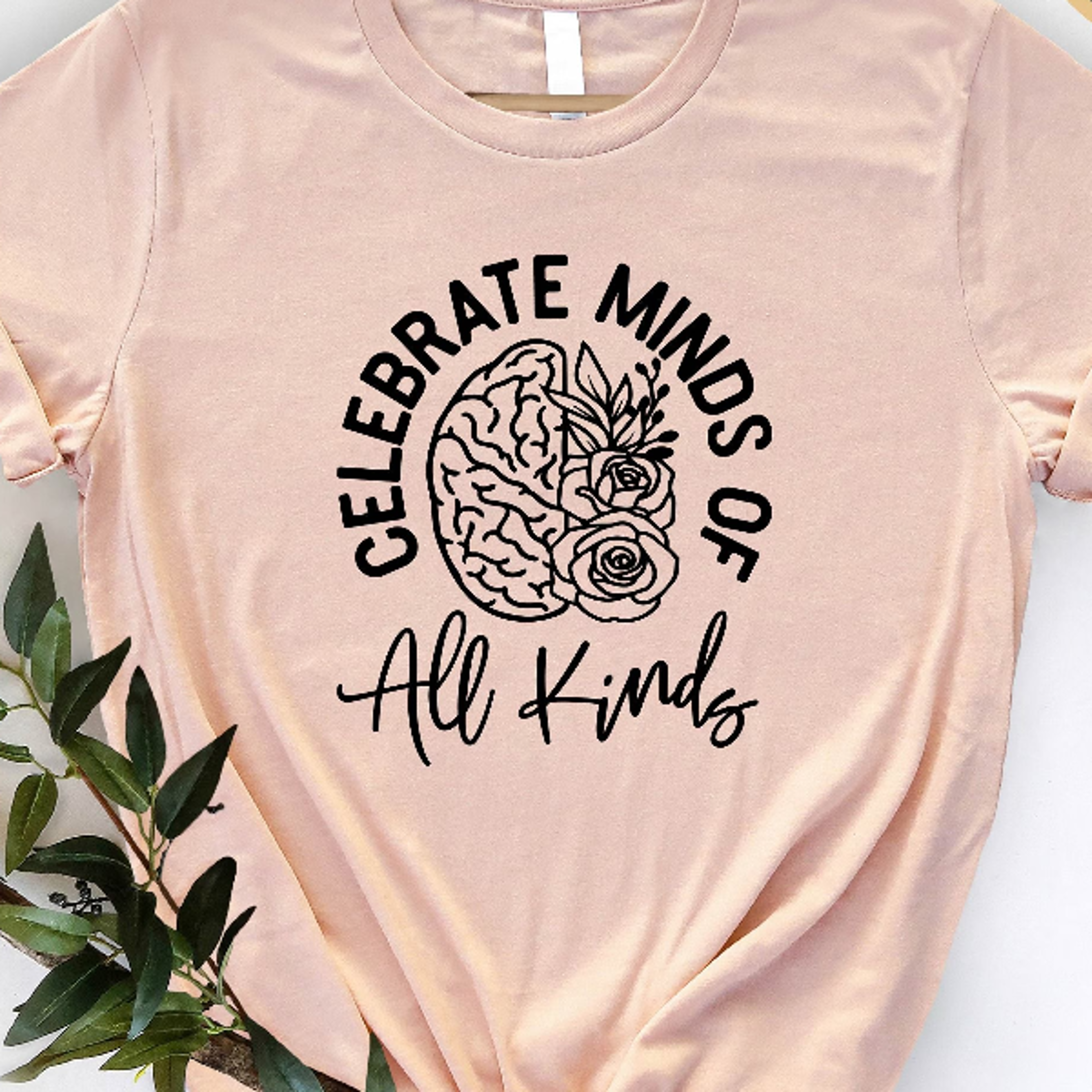 celebrate minds neurodiversity shirt autism awareness, special education graphic tee