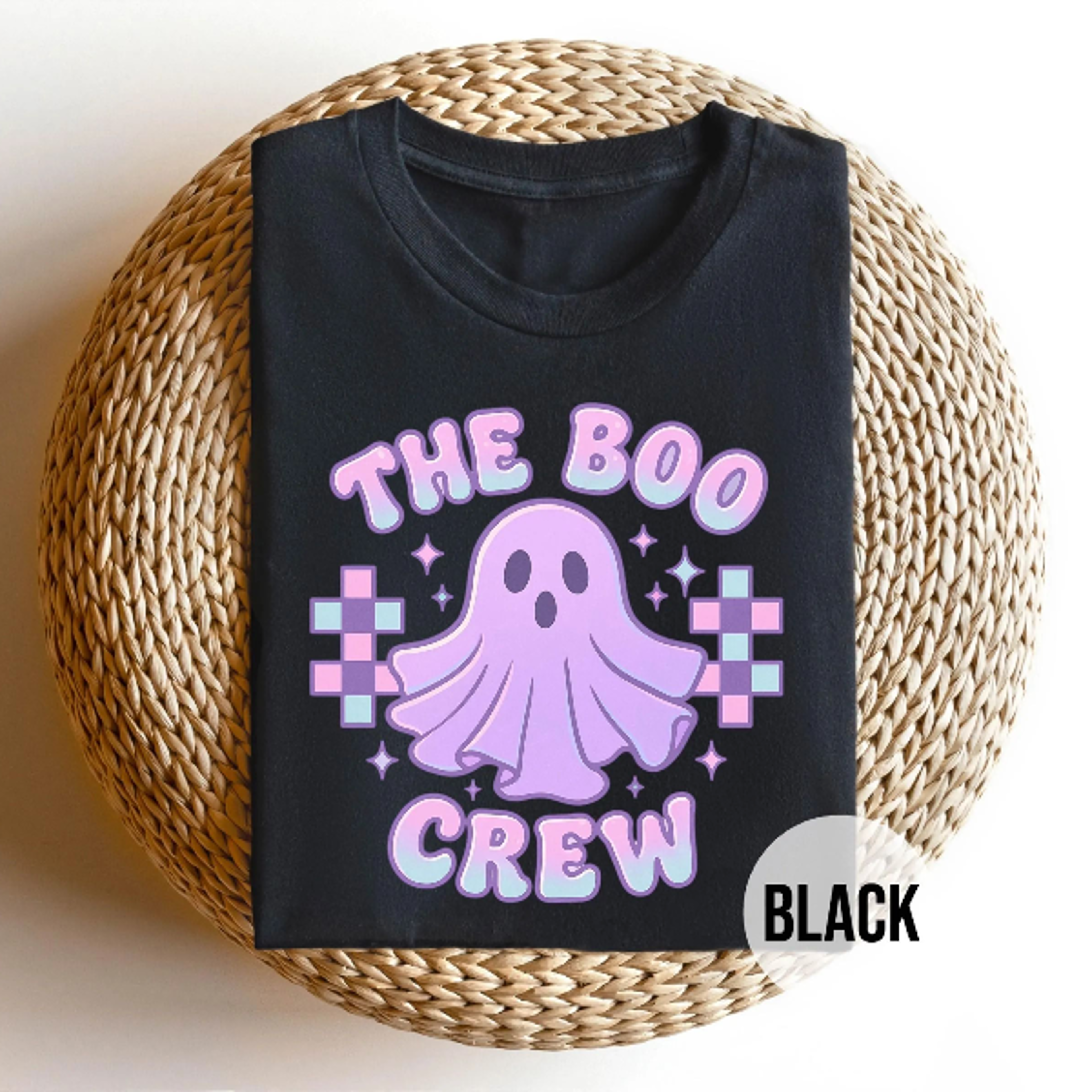 retro pastel ghost halloween t-shirt 90s pixel art tee, cute spooky graphic shirt
