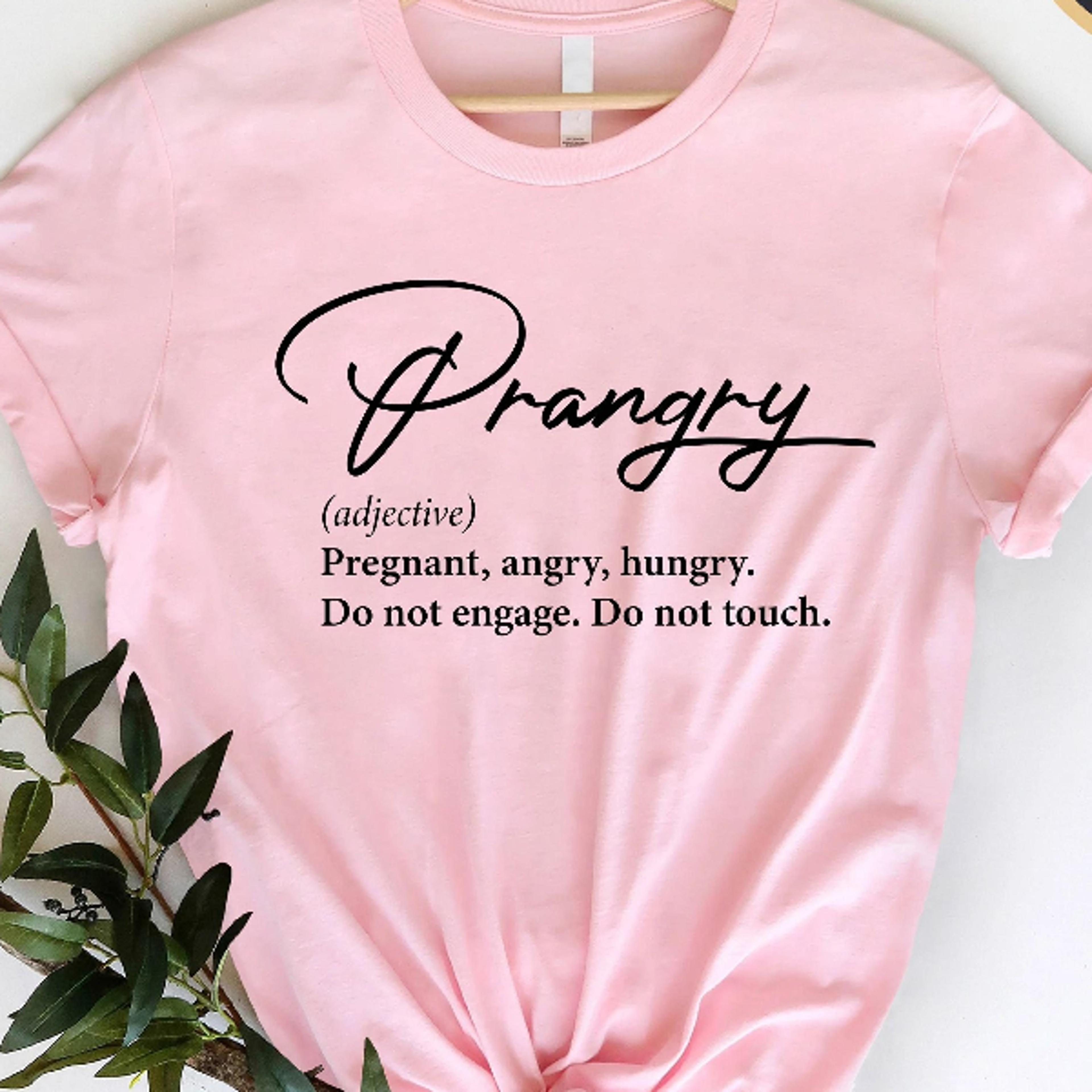 prangry noun shirt, pregnancy humor tee, funny mom-to-be graphic t-shirt