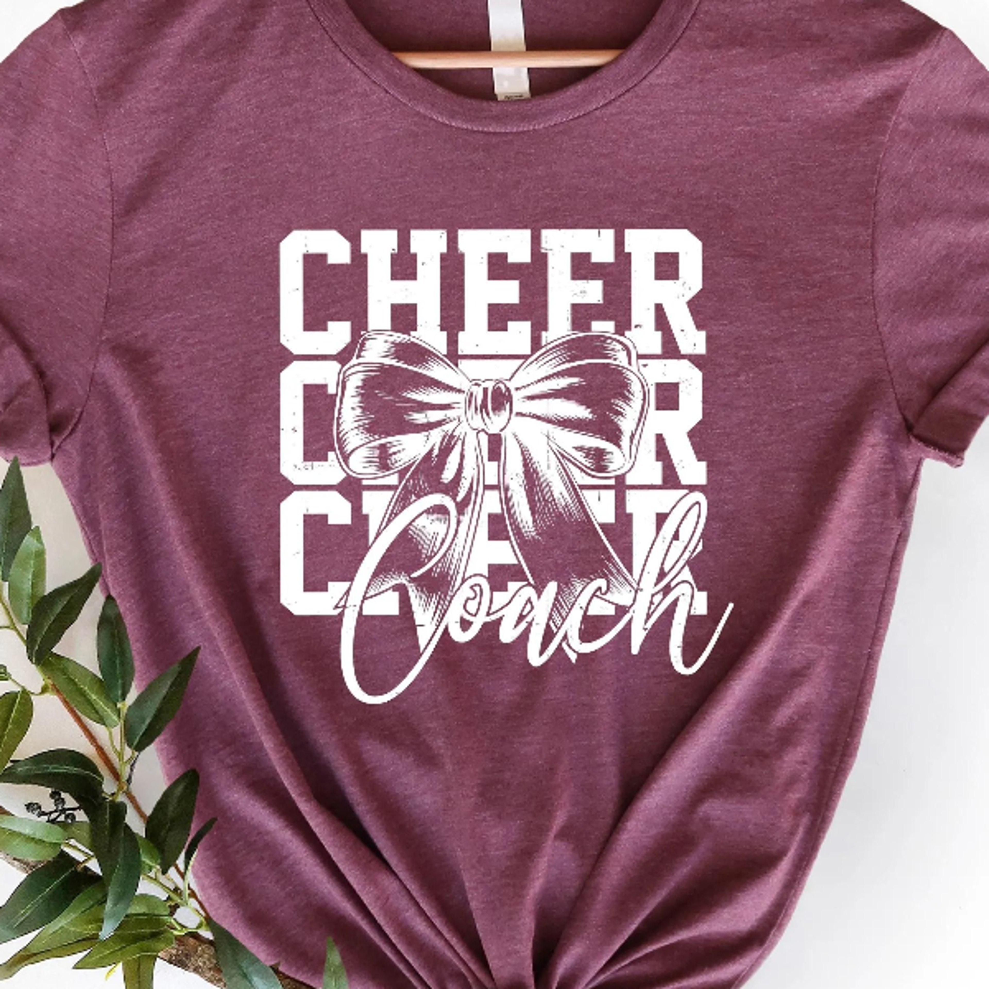 funny cheer coach t-shirt, cheerleader gift, spirit squad coach graphic tee