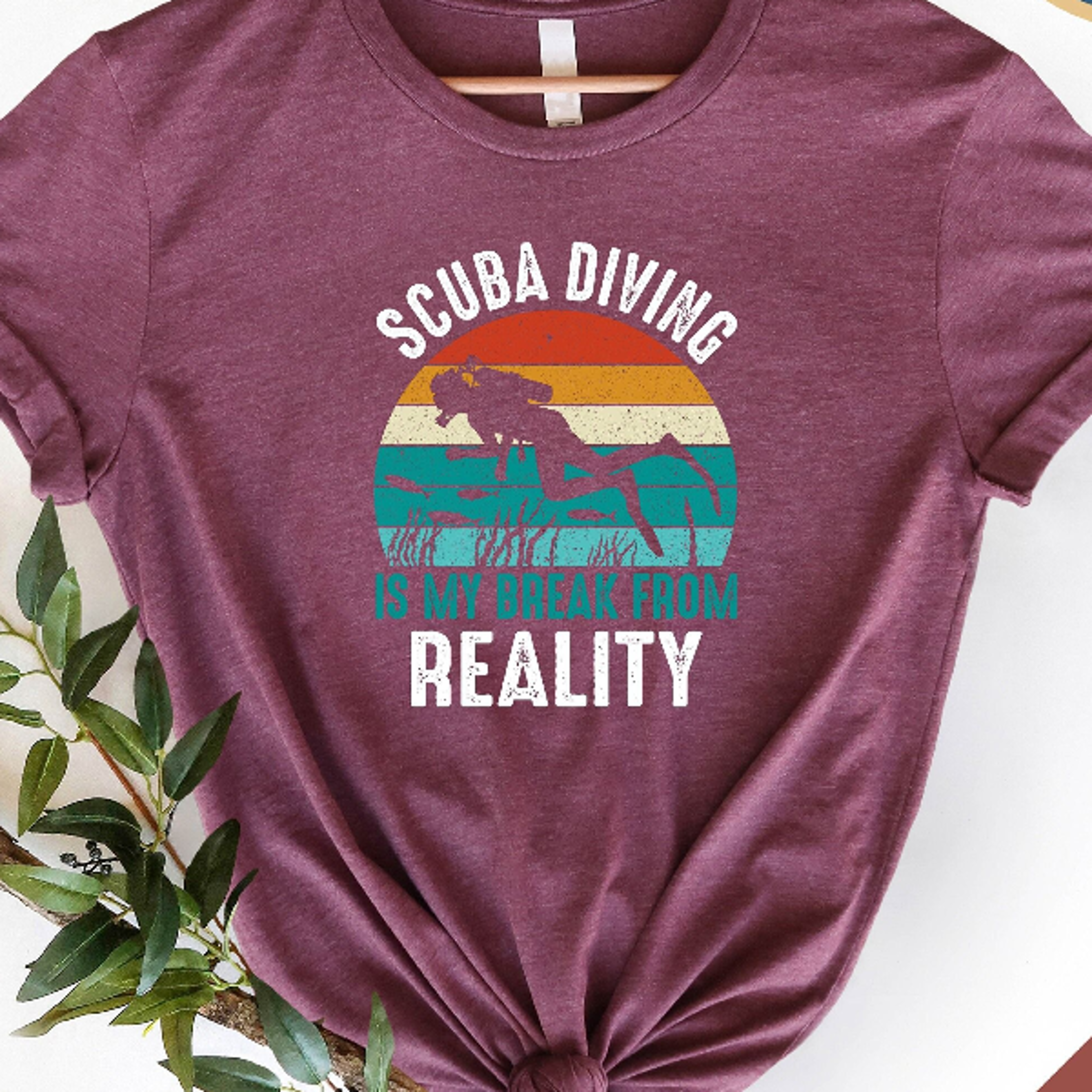 scuba diving t-shirt, underwater adventure tee, ocean lover graphic shirt