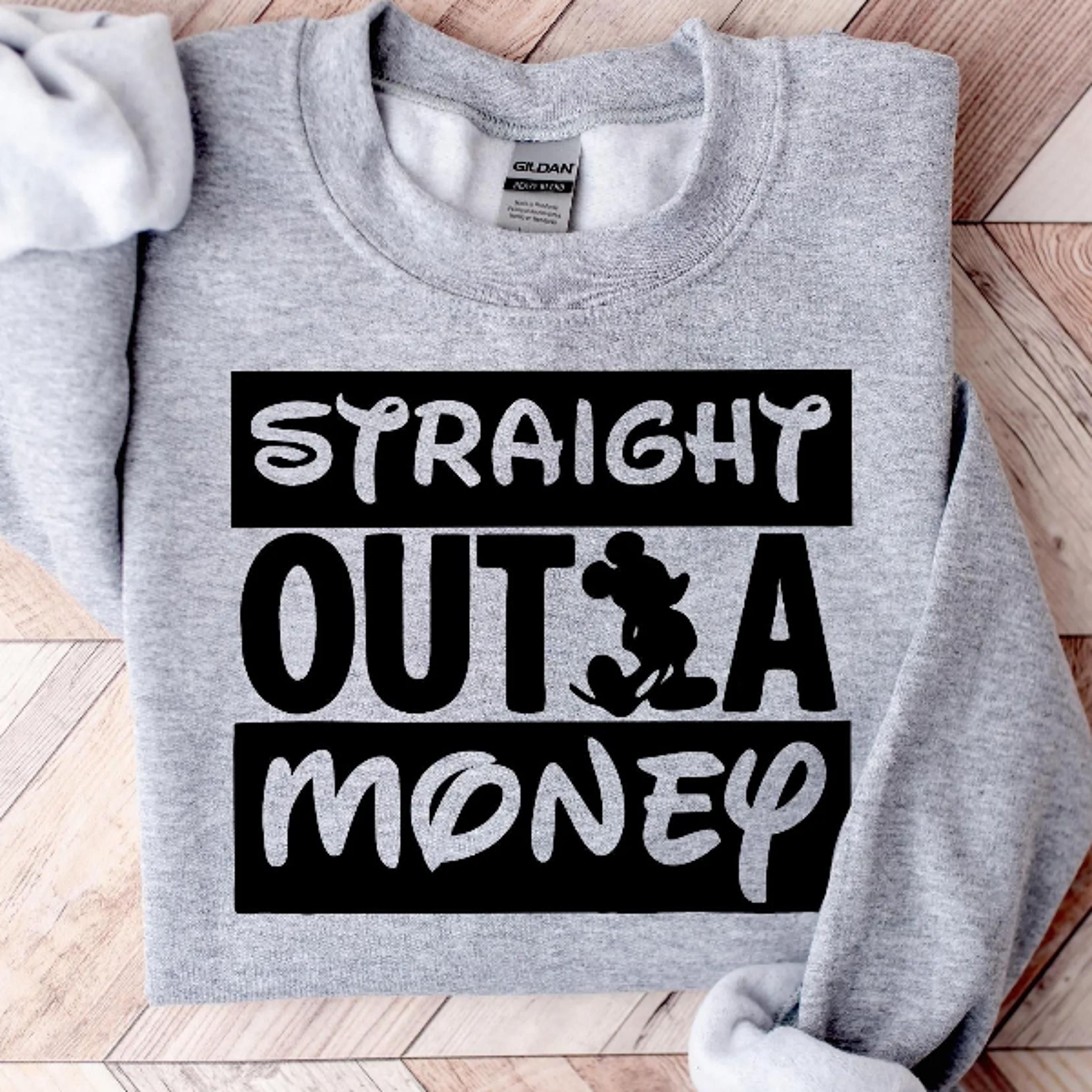 straight outta money vacation sweatshirt, funny travel sweatshirt, vacation humor shirt, family trip outfit, matching tr