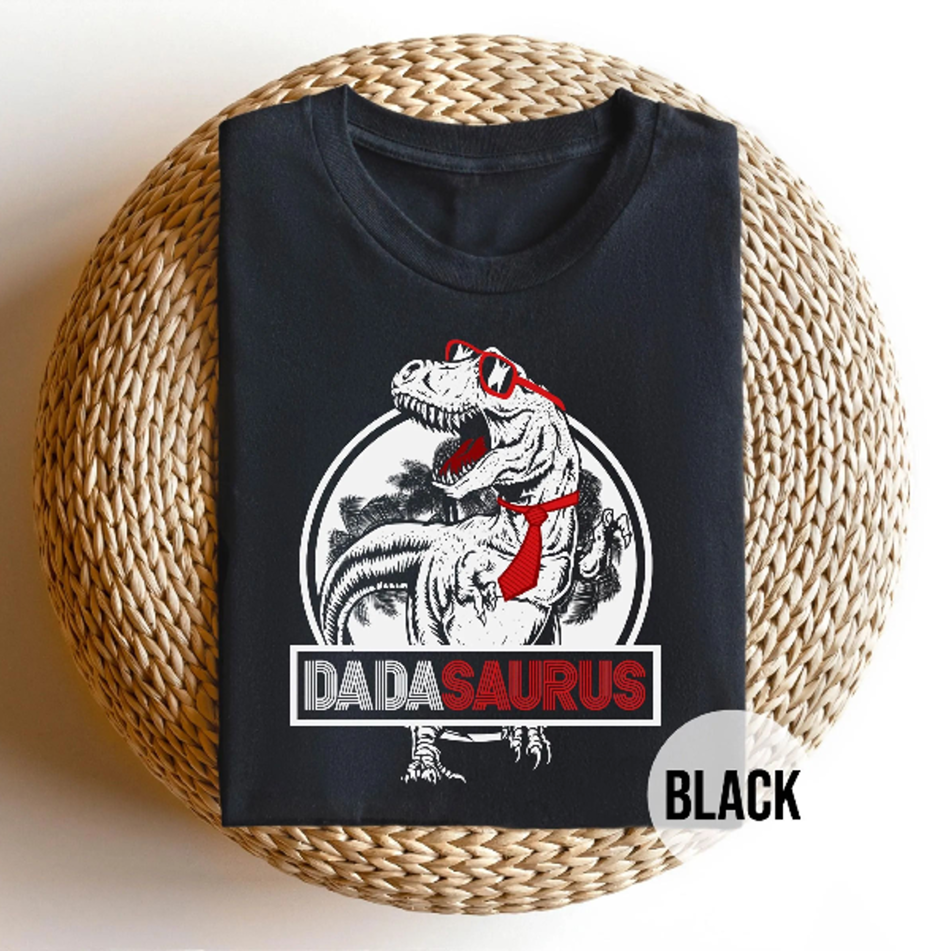 dadasaurus t-shirt, funny dad dinosaur shirt, father's day t-rex graphic tee