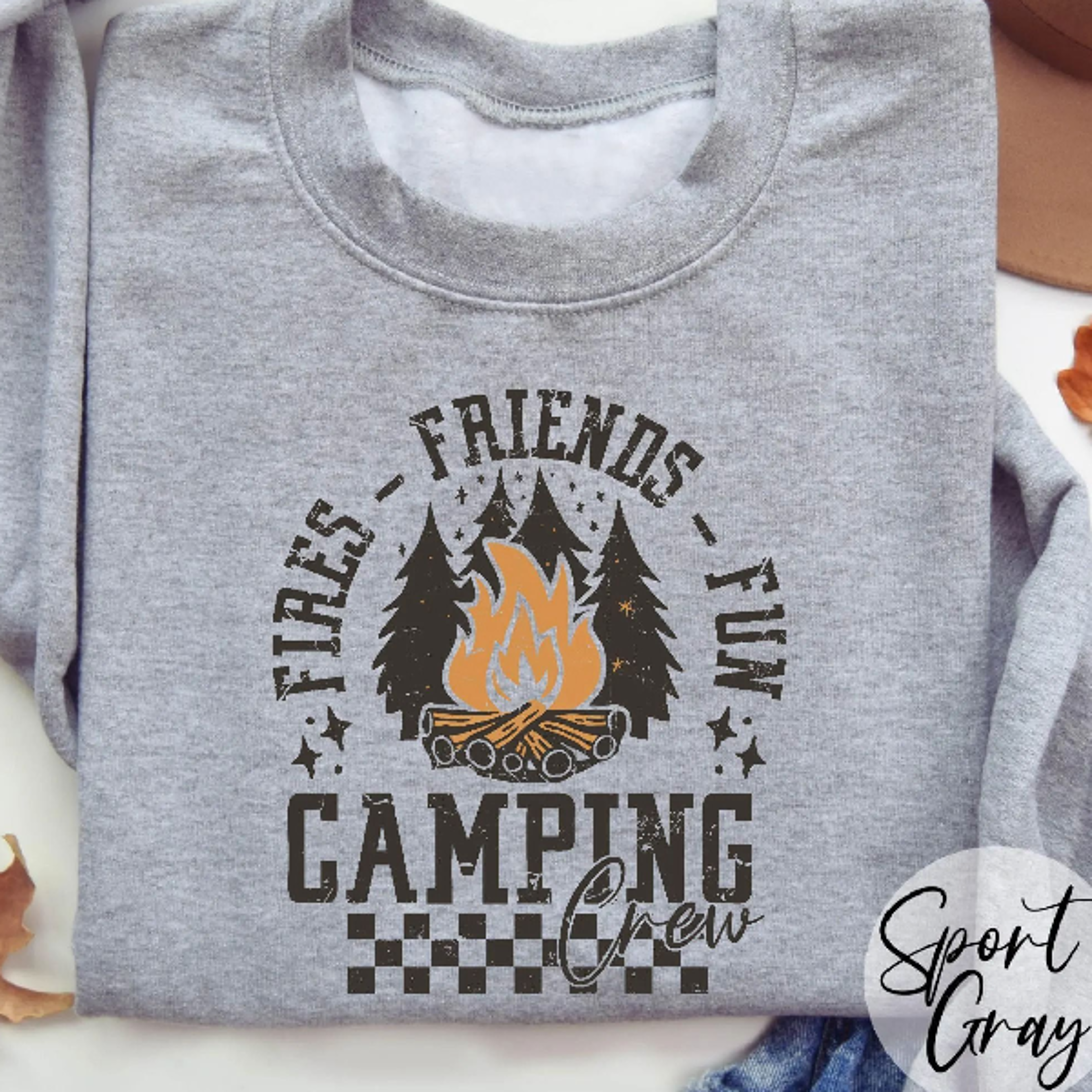 camping crew sweatshirt, cozy camp lover sweater, outdoor adventure pullover