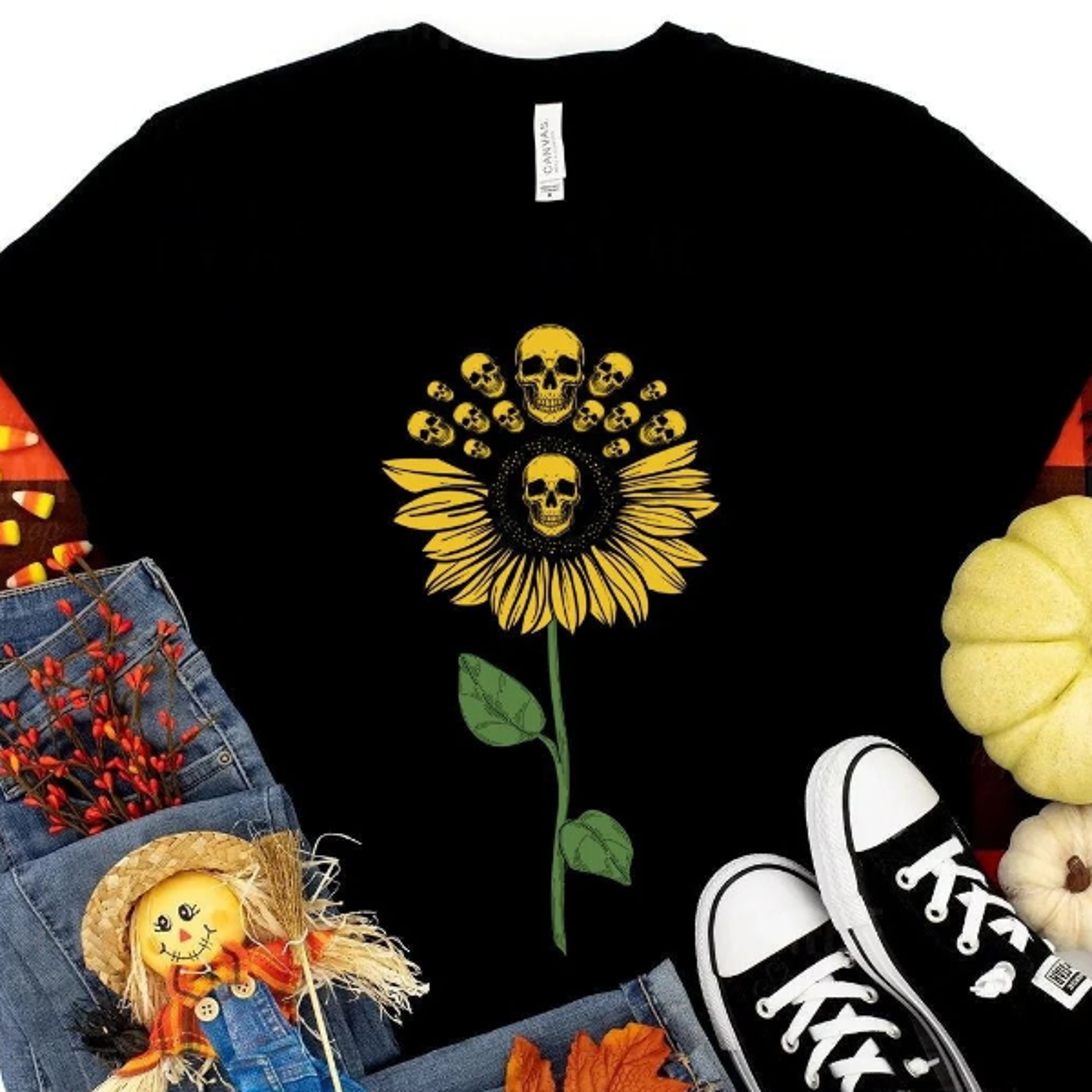 halloween sunflower shirt , leopard sunflower shirt, sunflower shirt, you are my sunshine shirt, nightmare shirt, jack s