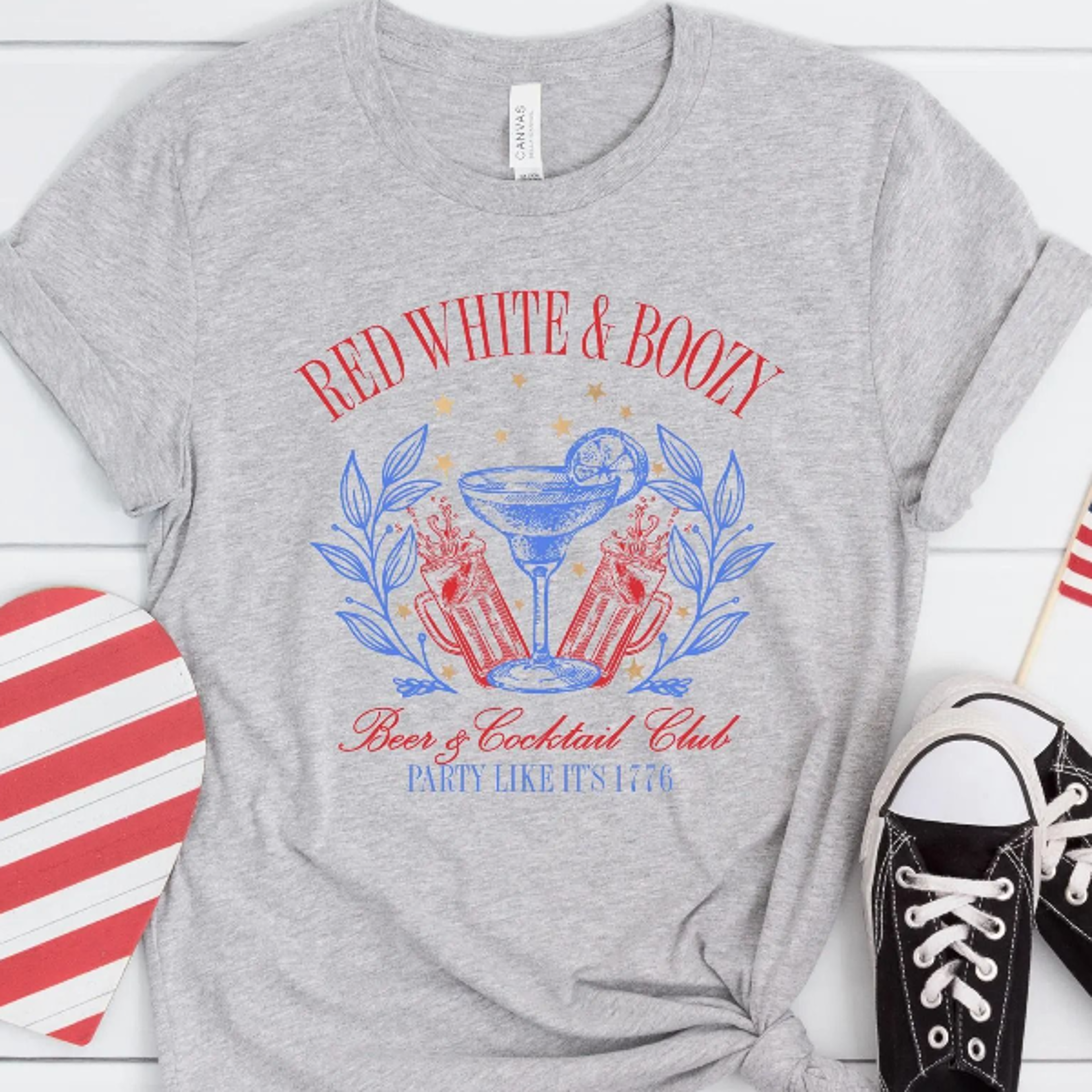 red white and boozy shirt, fourth of july shirt, beer & cocktail club shirt, party like it is 1776 shirt, party in the u
