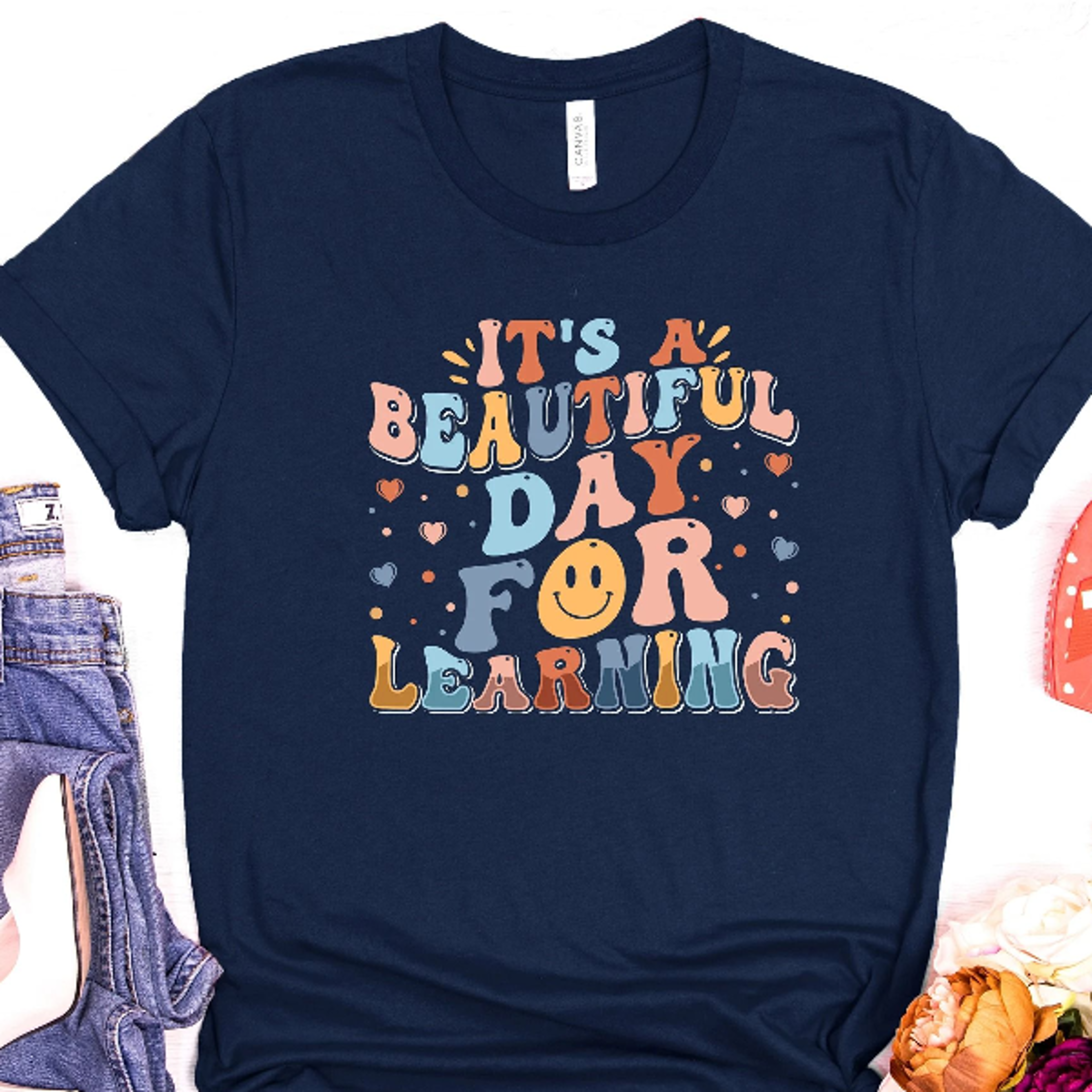 it's a beautiful day for learning shirt, teacher appreciation, back to school shirt, teacher shirt, teacher sweatshirt,
