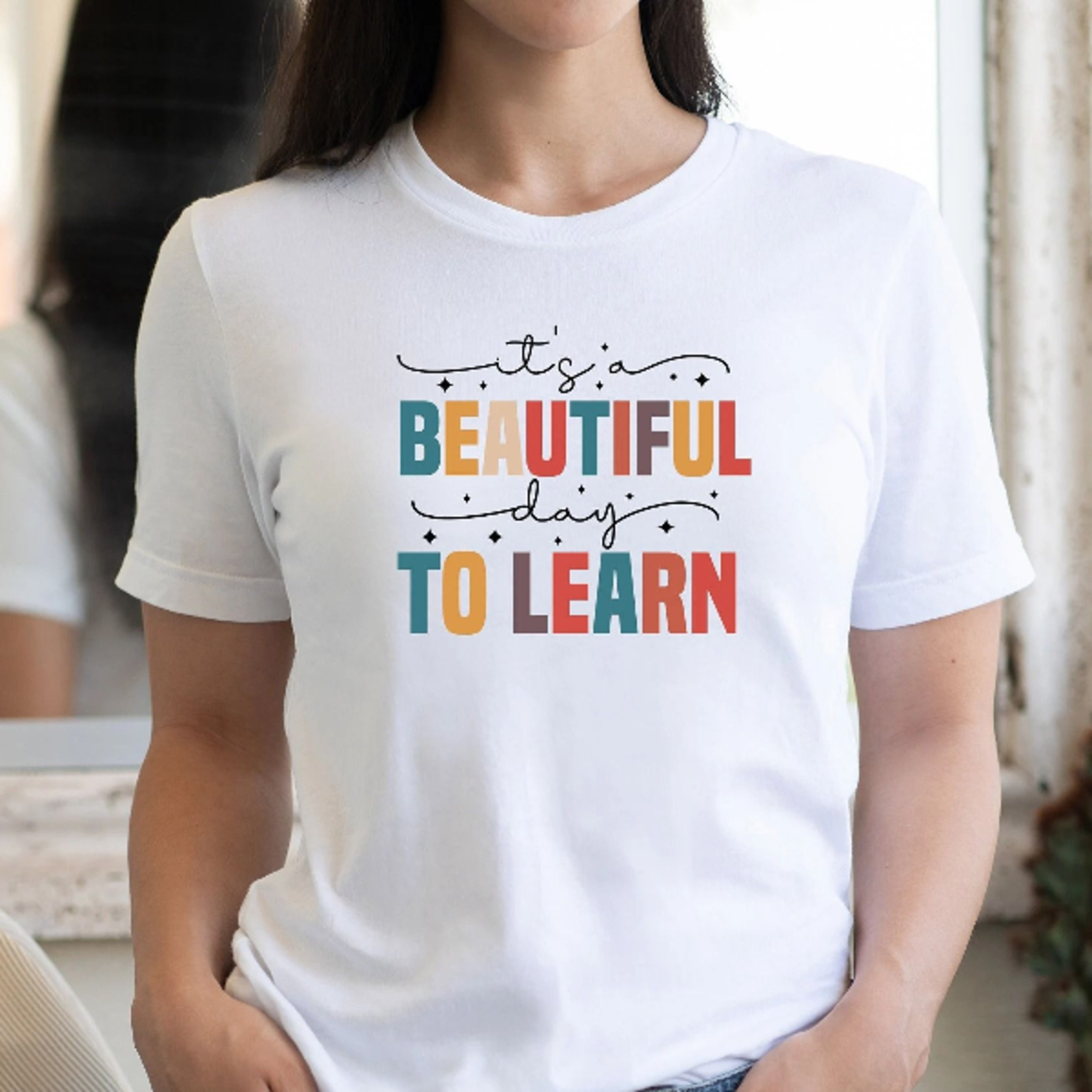 it's a beautiful day for learning shirt, teacher appreciation,back to school shirt, teacher shirt, teacher sweatshirt,