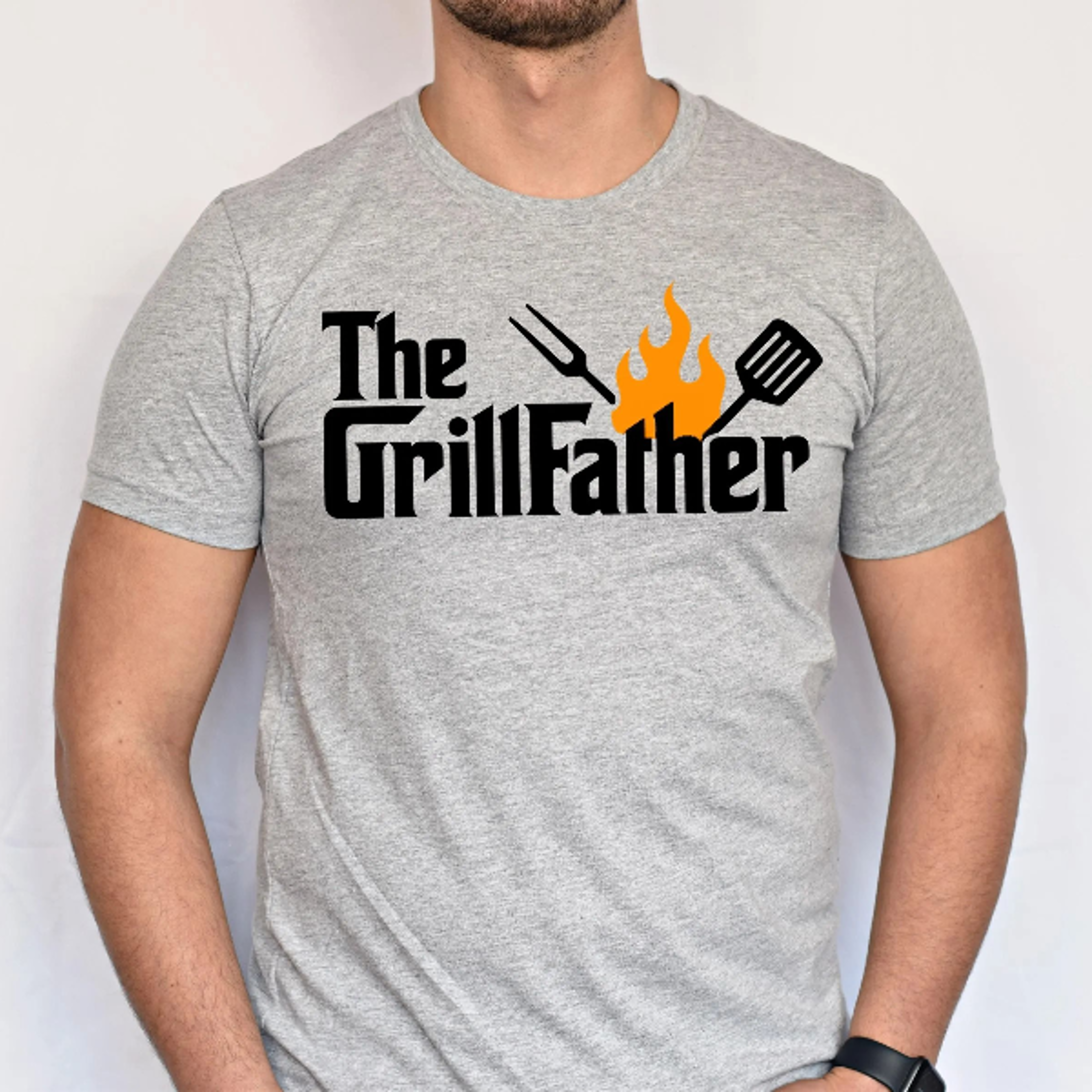 the grillfather bbq dad t-shirt – funny father's day gift for grill master – backyard bbq dad shirt – summer cookout tee