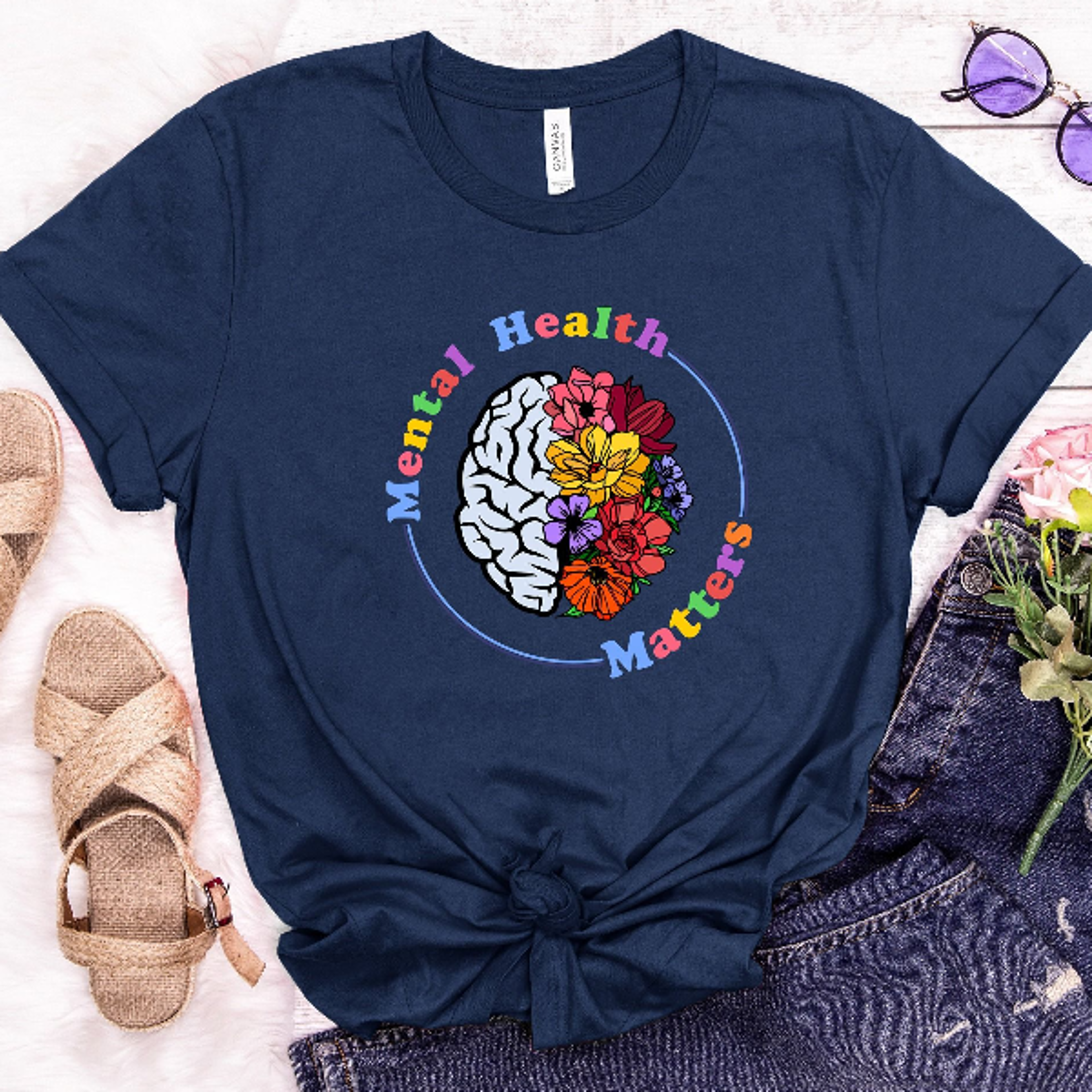 mental health matters shirt, mental health shirts, therapist shirt, be kind to yourself, be kind to your mind, mental he