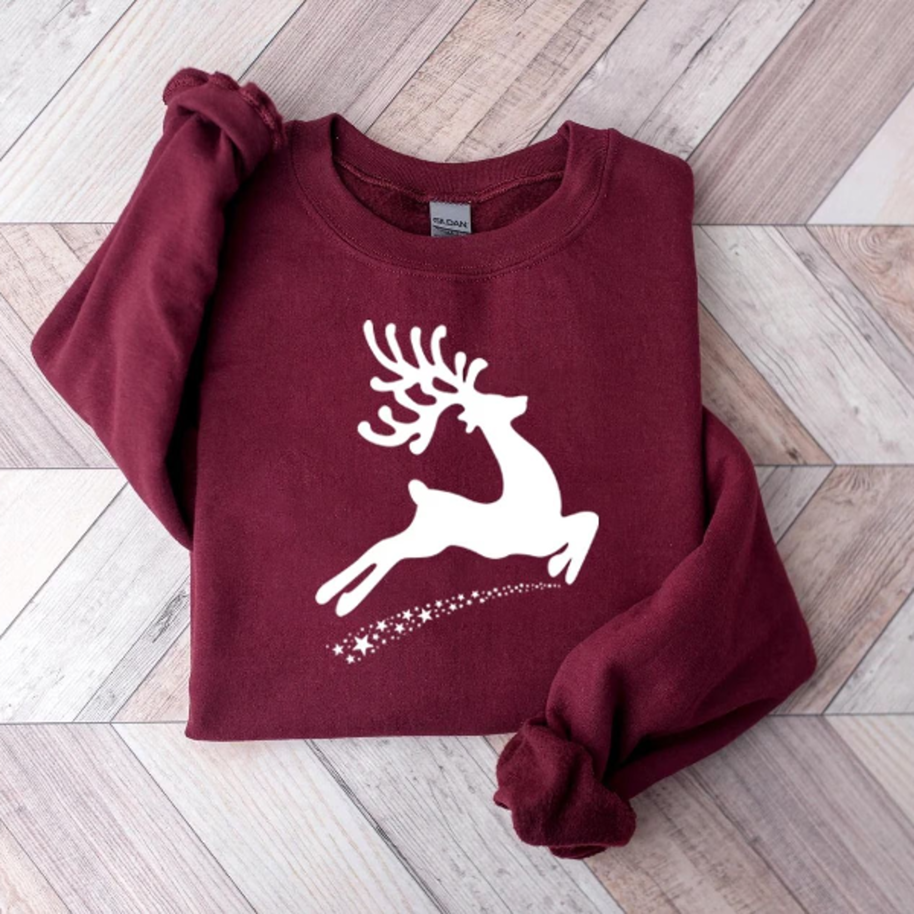 merry christmas reindeer sweatshirt, christmas crewneck, mom gift, christmas gift, cute holidays gift, xmas shirt for yo