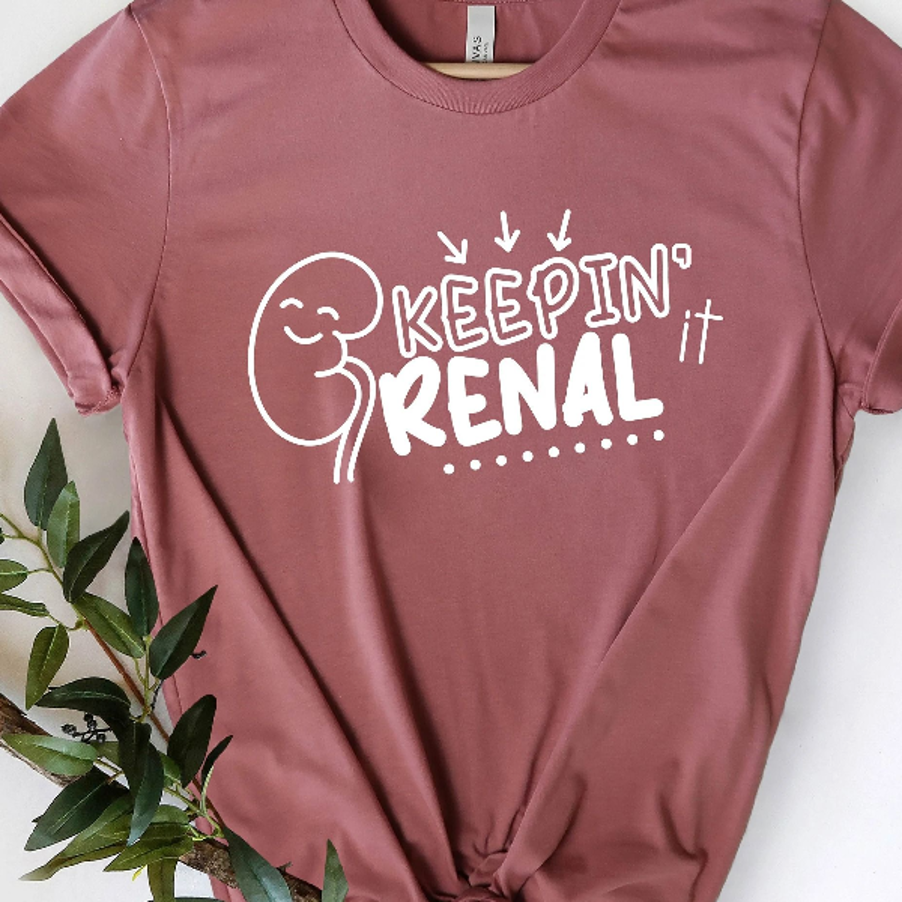 keepin' it renal shirt, dialysis nurse gift, funny kidney graphic tee