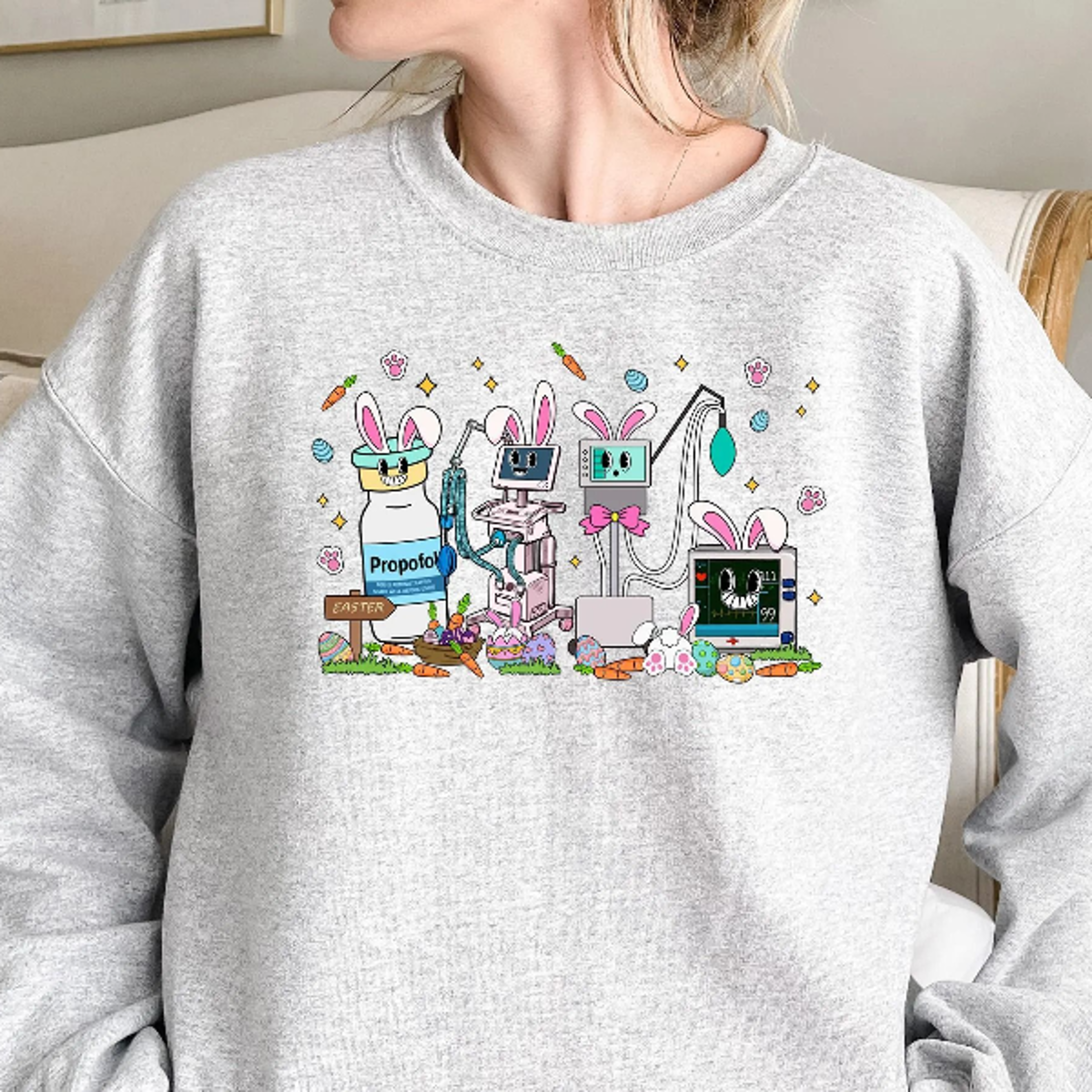 funny nurse easter t-shirt , peep nursing easter shirt, iv pump tshirt, easter bunny nurse shirt, easter squad crew, nur