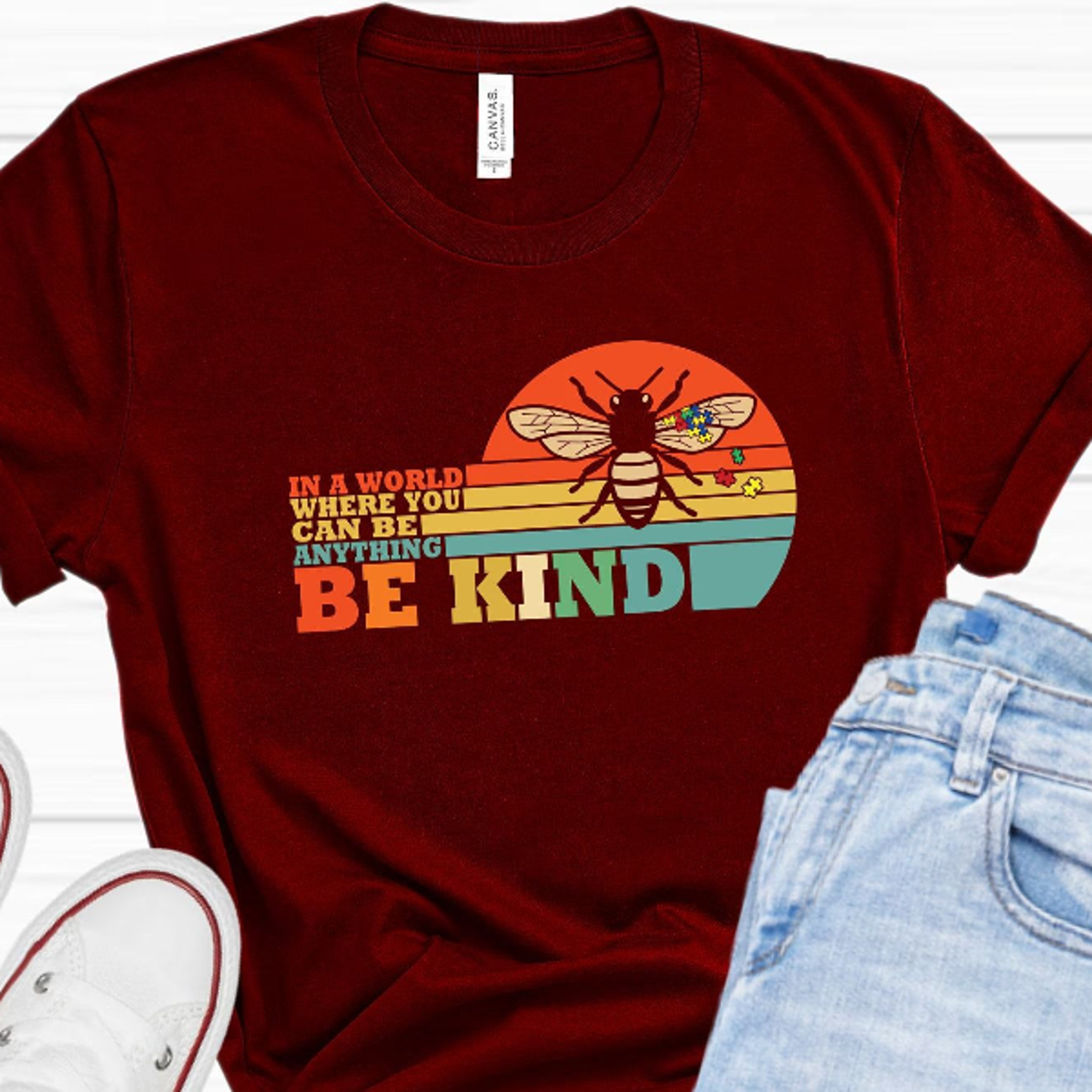 in a world where you can be anything be kind shirt, autism shirt, autism awareness, motivational quote,positive quote,