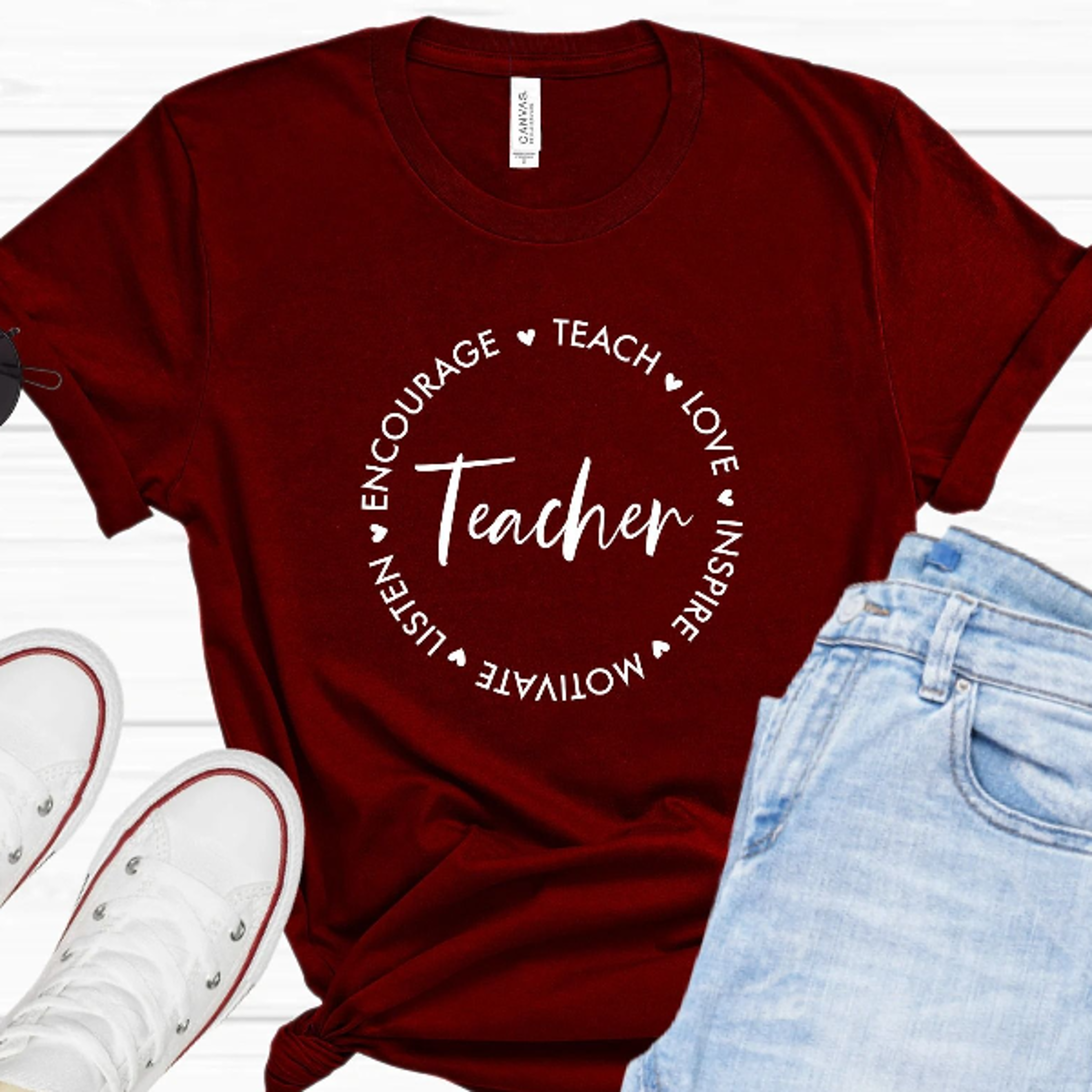 teacher teach love inspire motivate listen encourage teacher shirt,teach shirt, teacher crewneck, teacher shirt, teacher