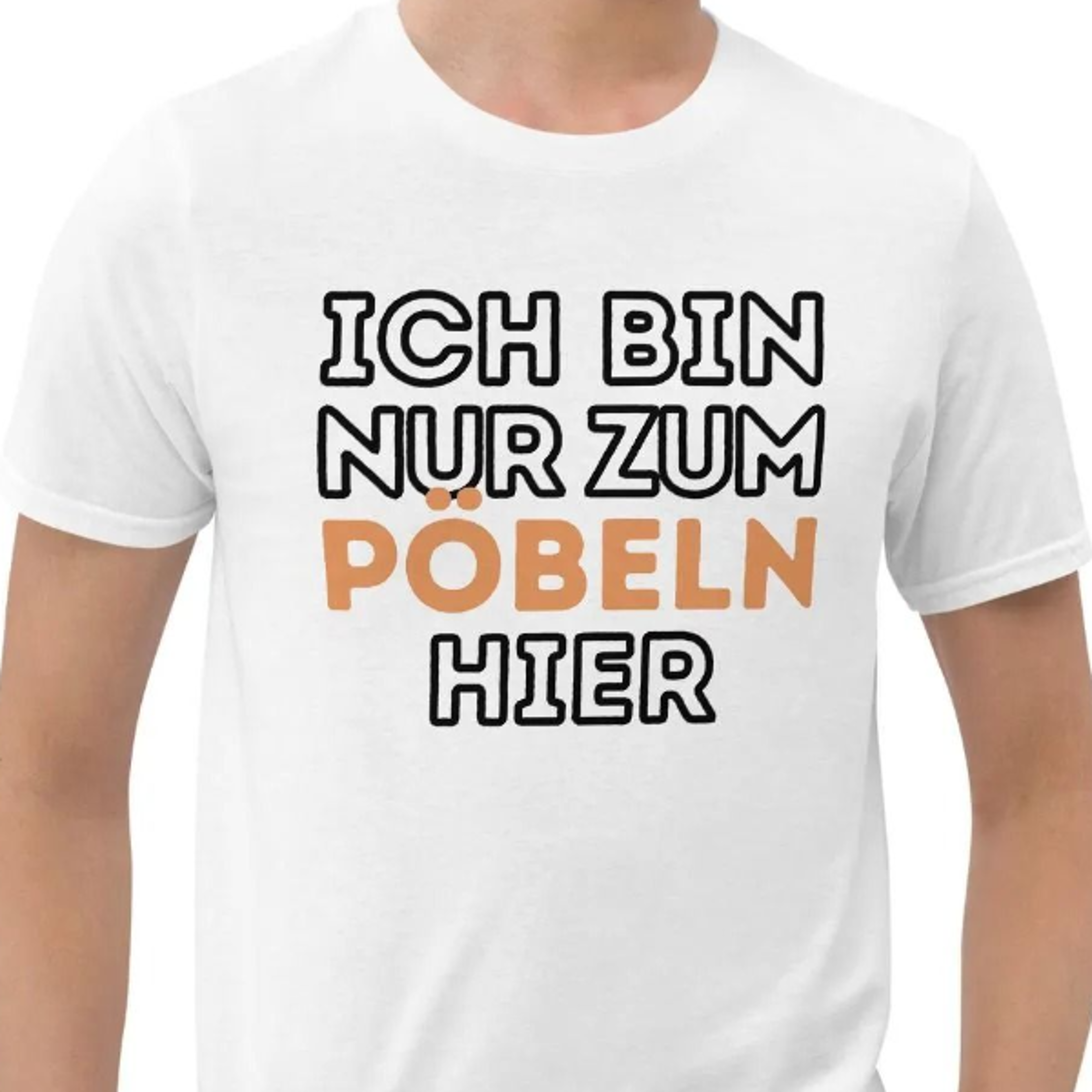 funny slogan t-shirt for men | i'm only here to cause trouble | witty statement shirt for sporting events & concerts | g