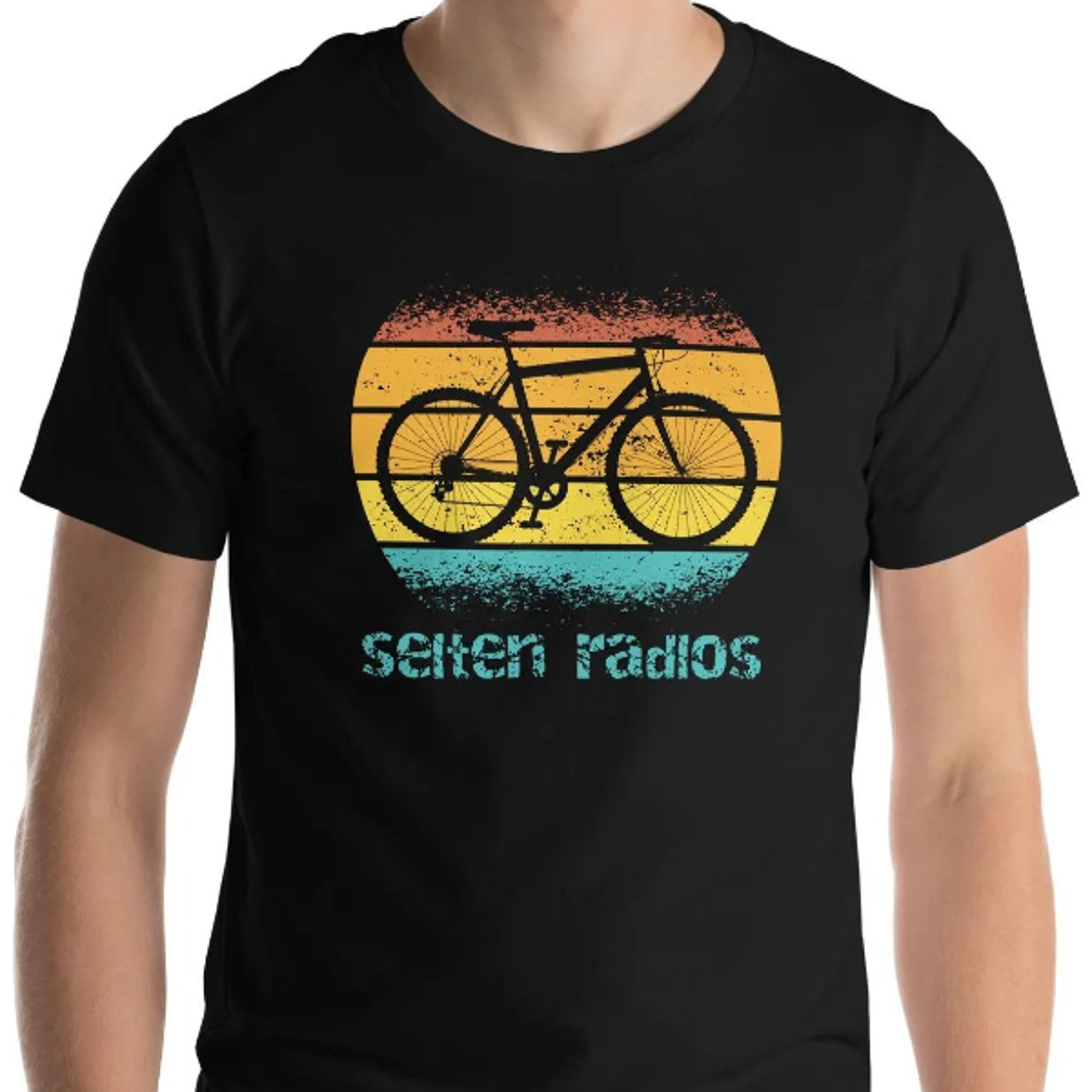 rarely radlos t-shirt | funny retro bicycle shirt | humorous gift for cyclists | vintage bicycle shirt for cycling fans